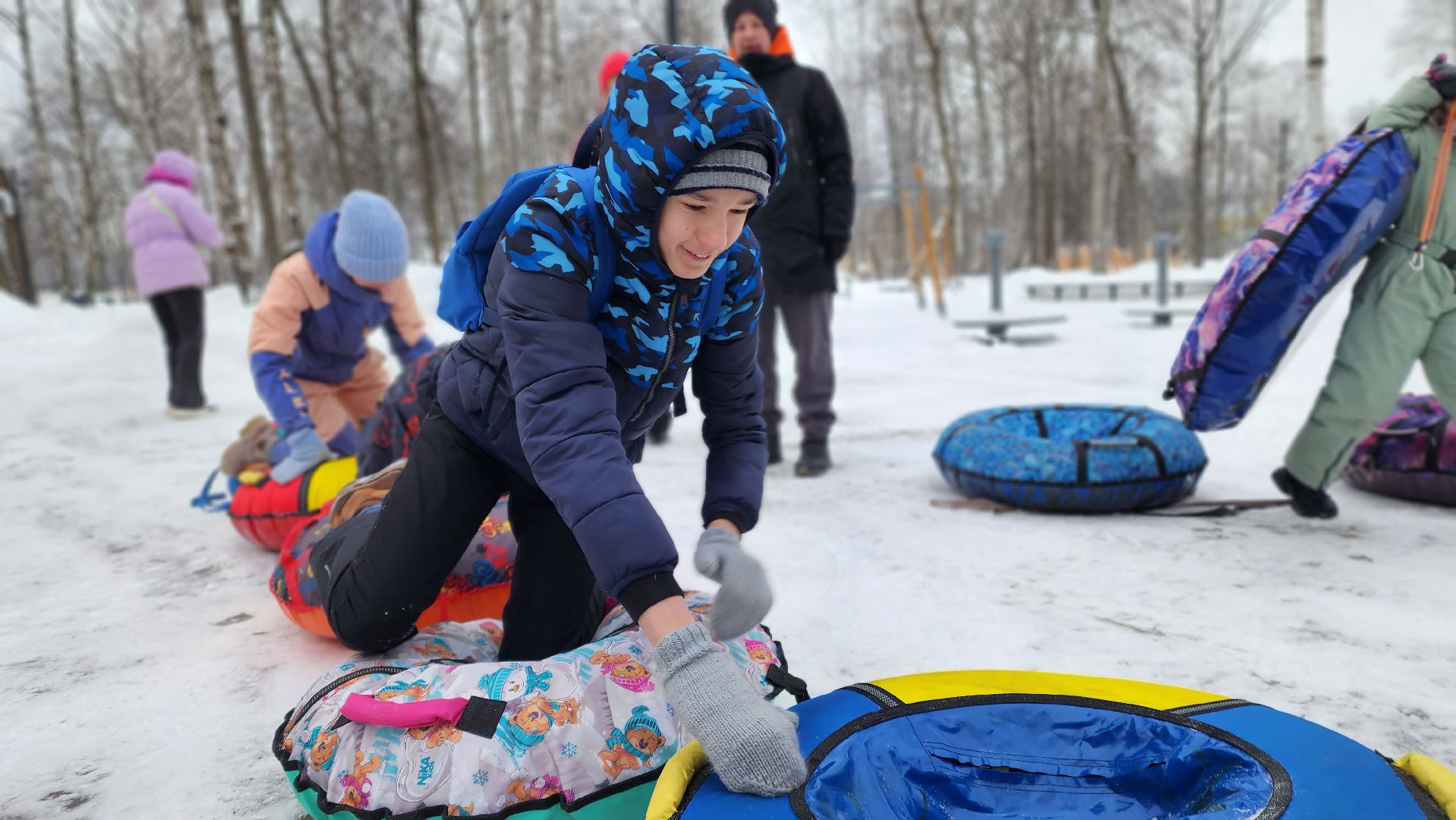 ступино, парки подмосковья, зима в подмосковье,