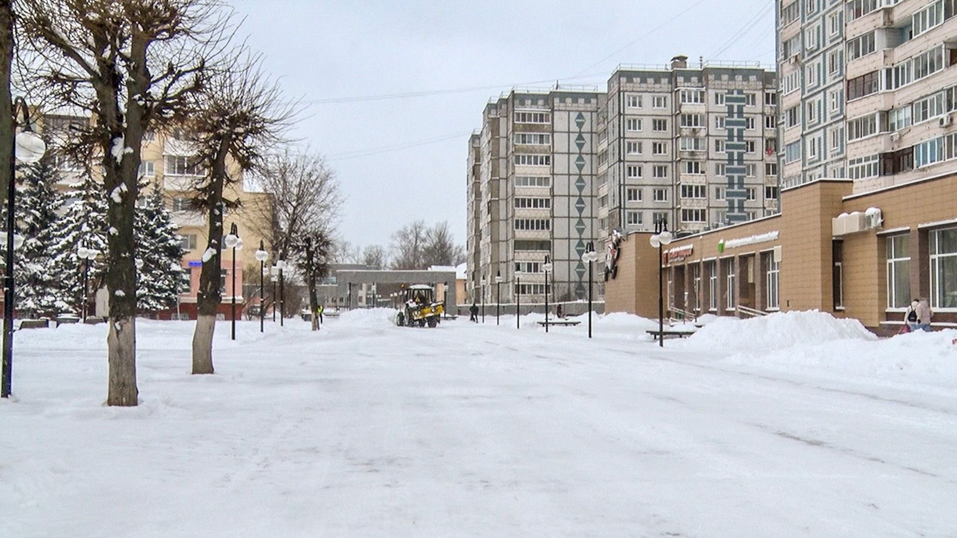 Клин, общество, ЖКХ, дворники, зима, снегопад,