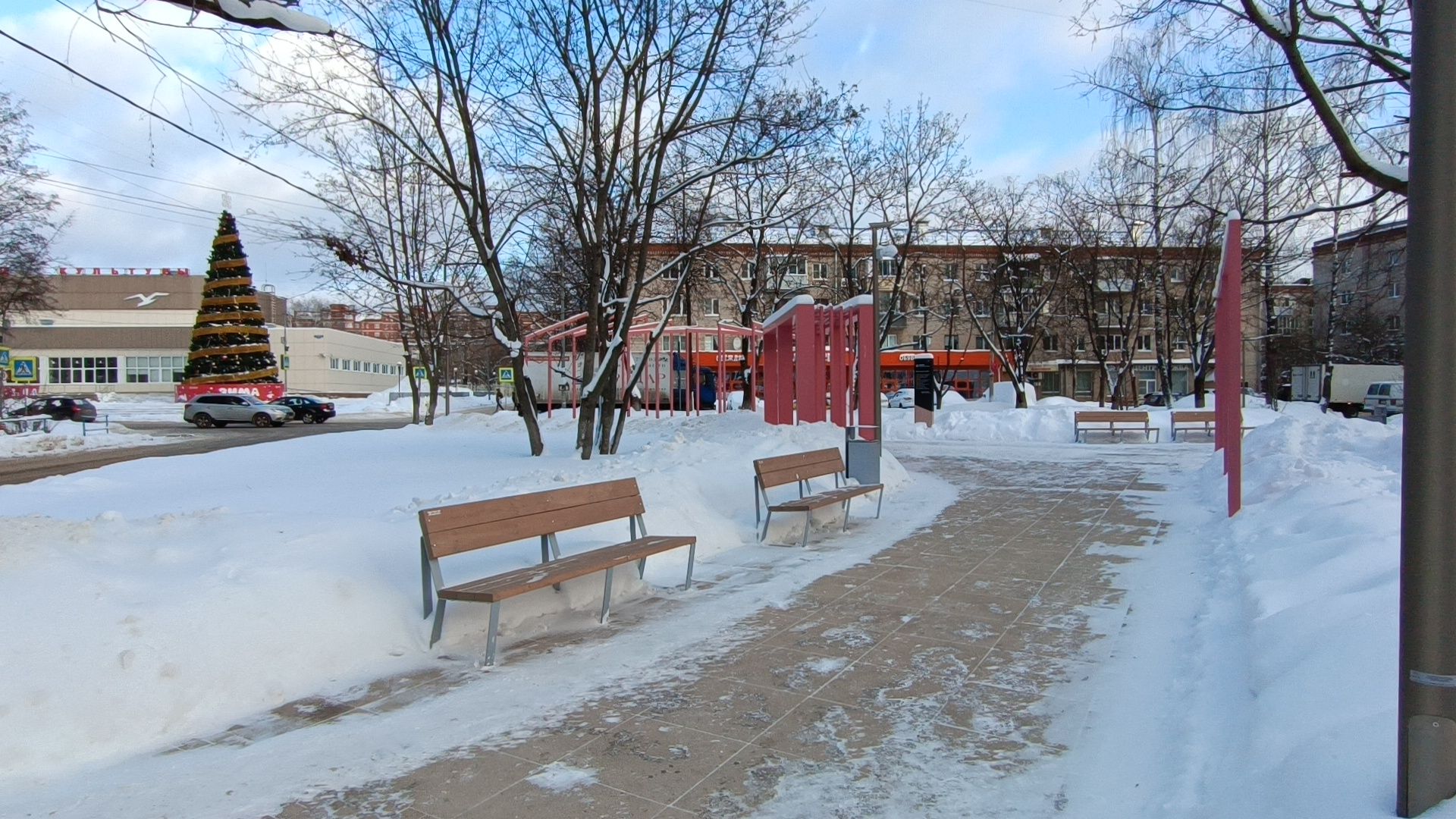 жкх, уборка снега, двор,