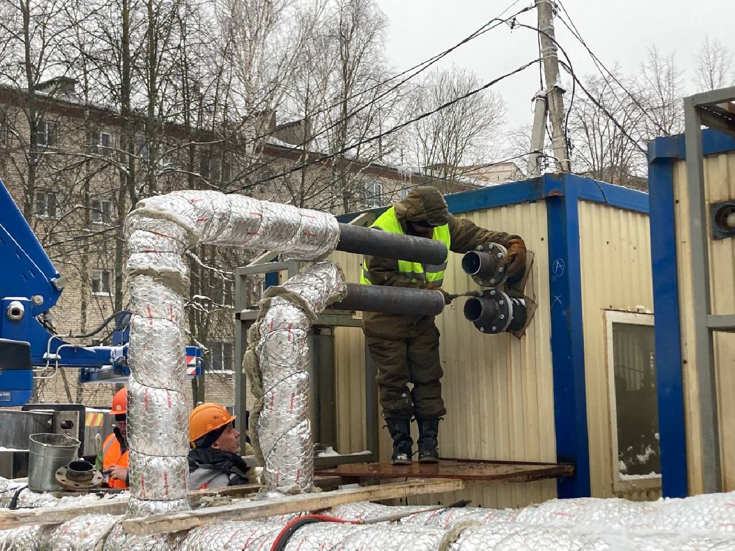 Солнечногорск, Газпром Теплоэнерго, благотворительность, авария, аварийная бригада,