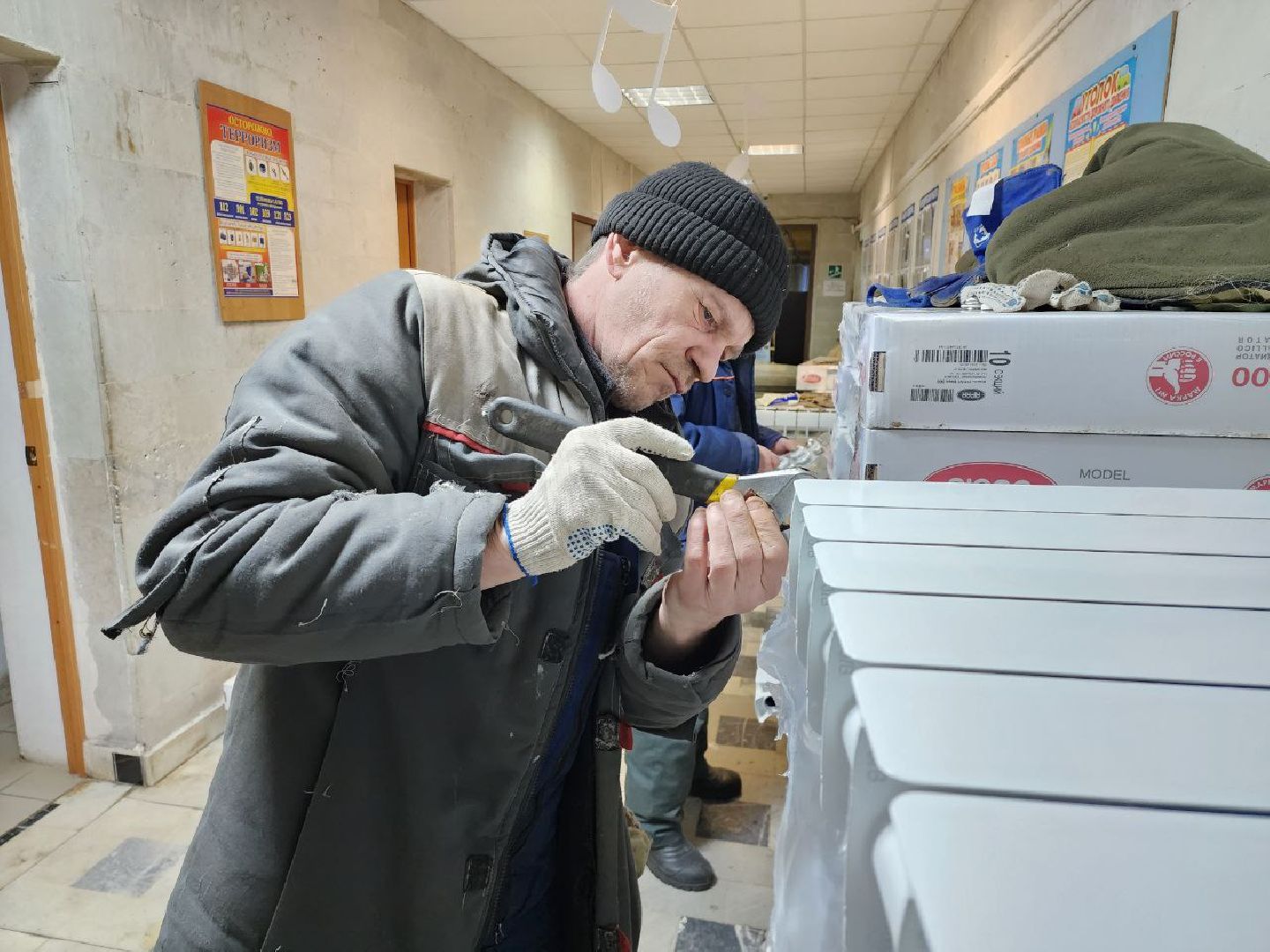 подмосковье, подольск, климовск, музыкальная школа, дети, батареи, система отопления, специалисты, работы,