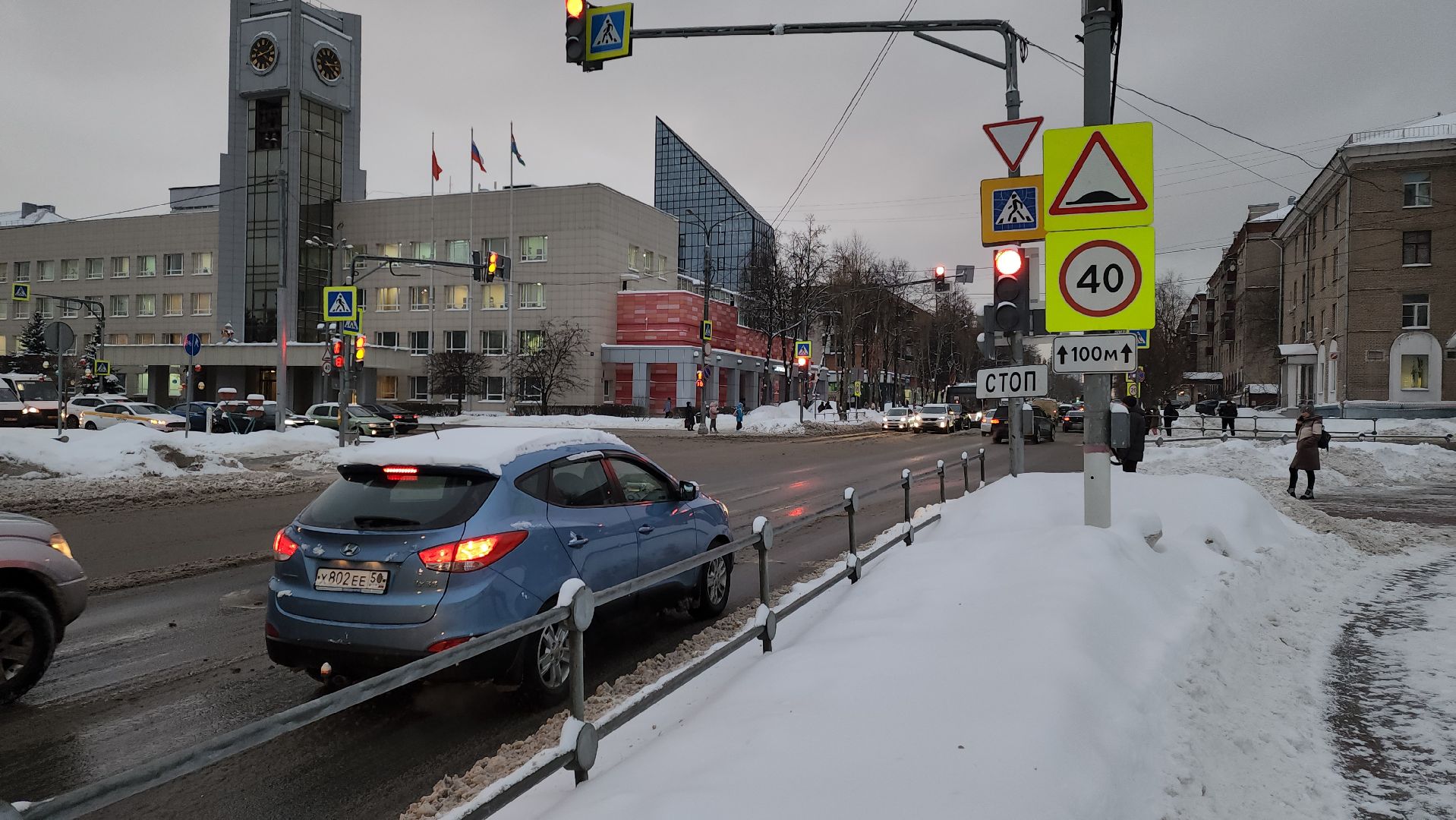 мытищи, светофор, Улица мира,