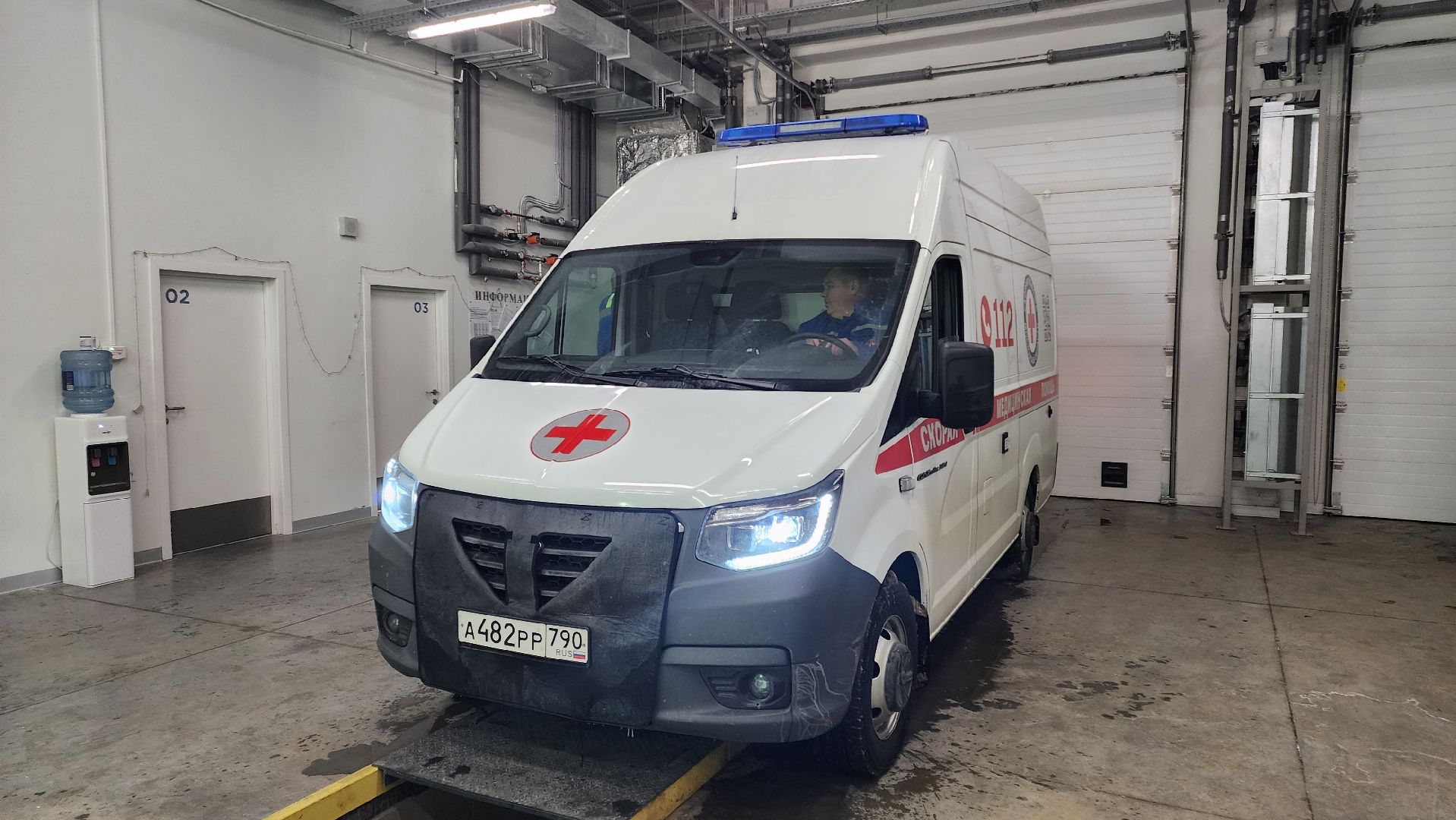 кашира, скорая помощь, новая машина, газель, обновление автопарка, пневматическая подвеска, ивл, дефибриллятор,