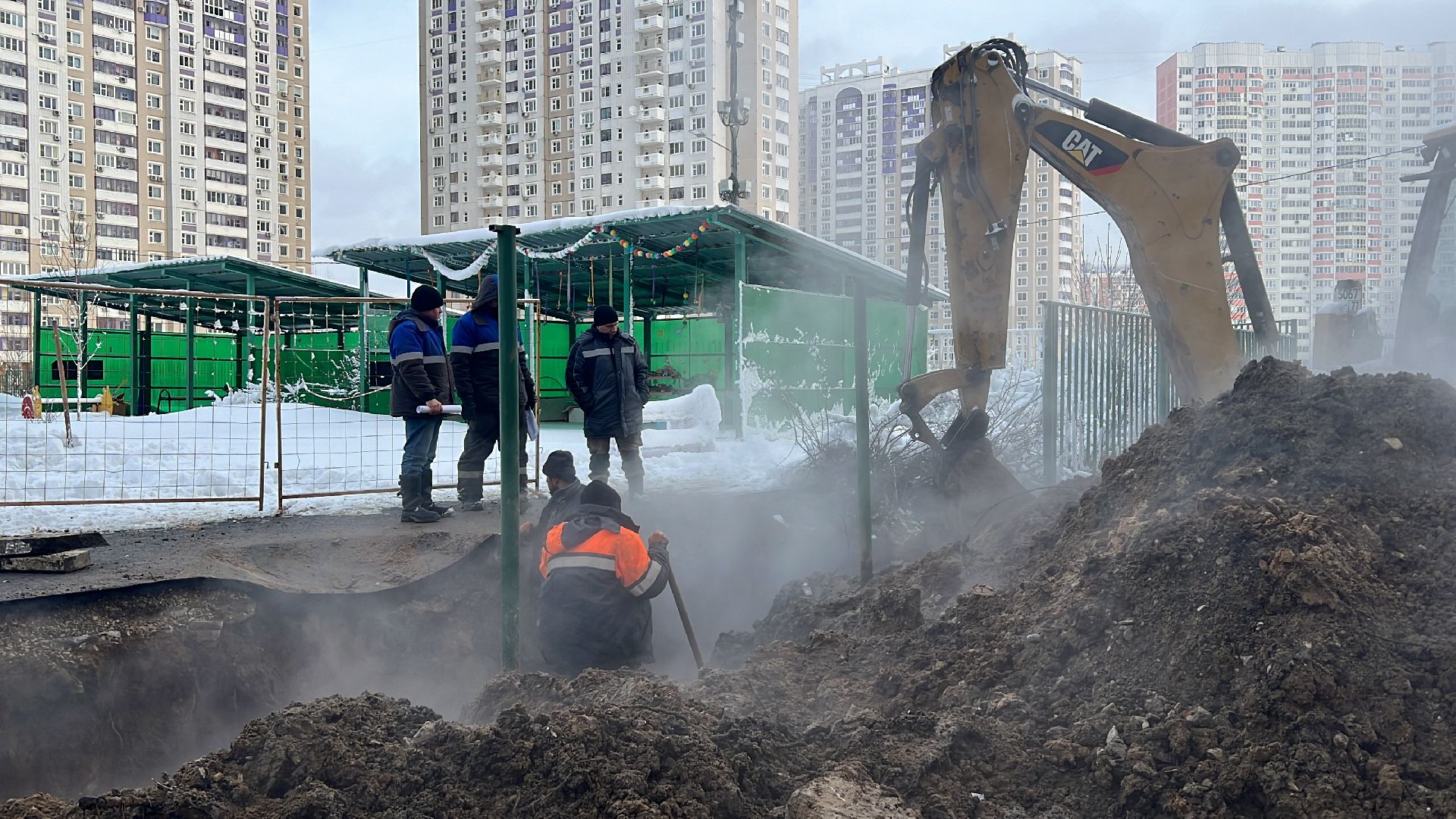 химки, жкх, ремонт теплотрассы, отопление, горячая вода,