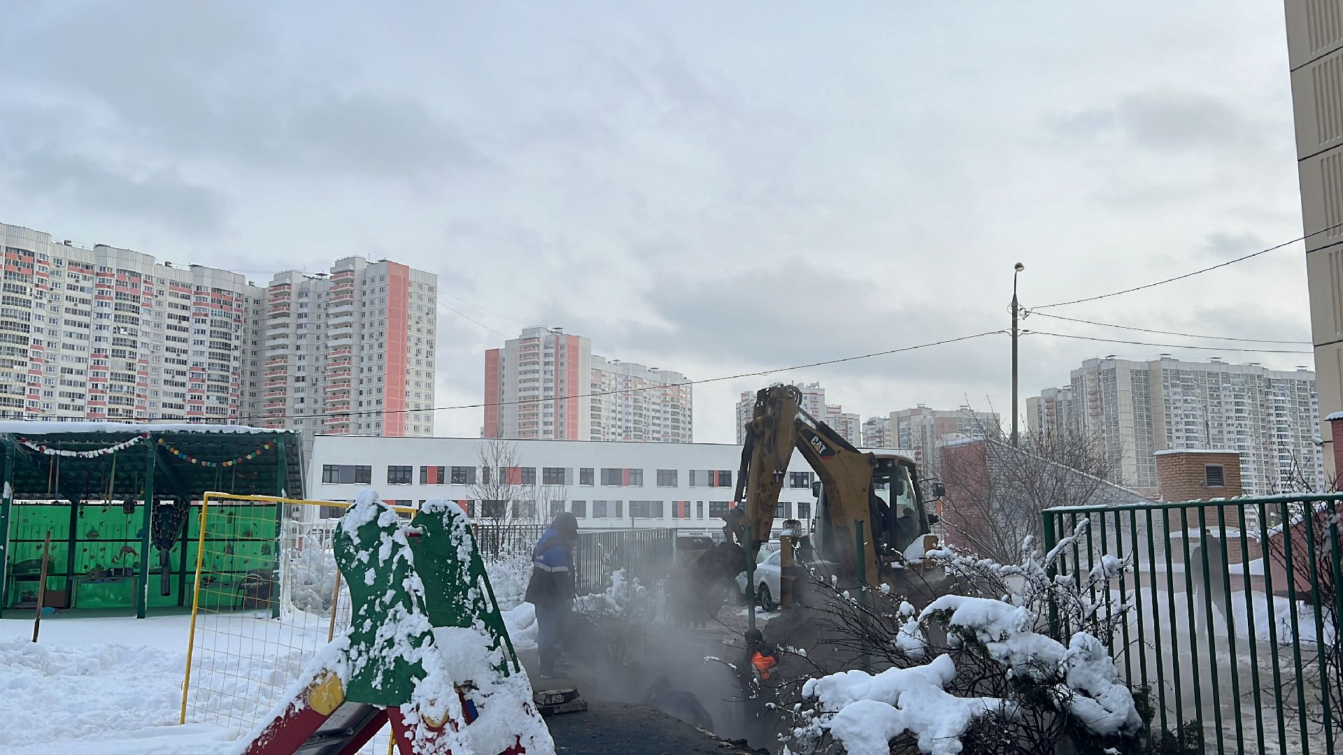 химки, жкх, ремонт теплотрассы, отопление, горячая вода,