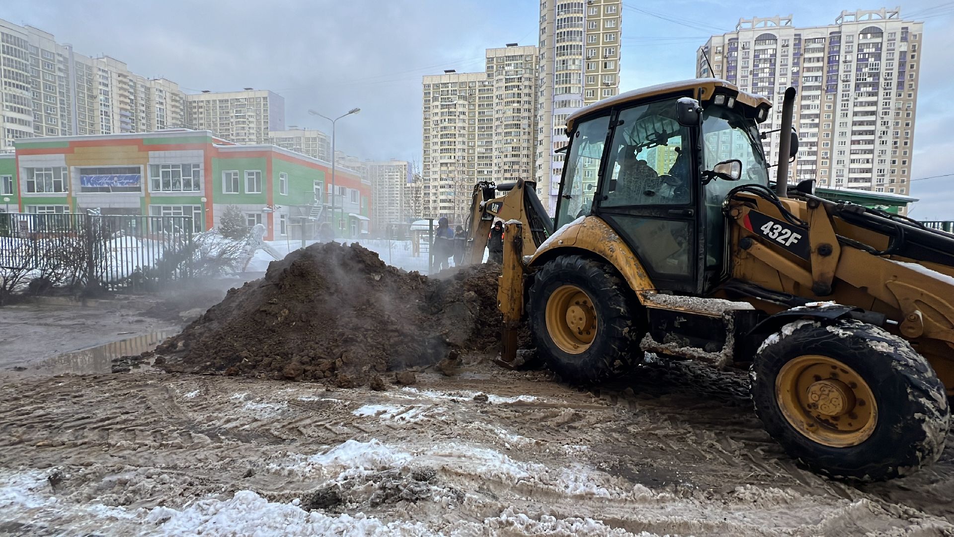 химки, жкх, ремонт теплотрассы, отопление, горячая вода,