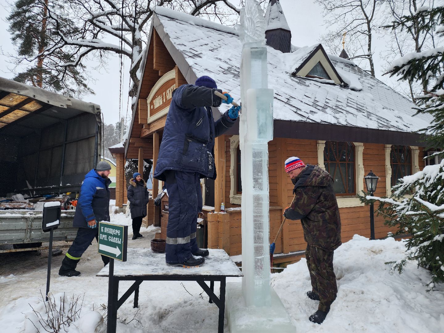 Звенигород, Православие, Крещенские купания,