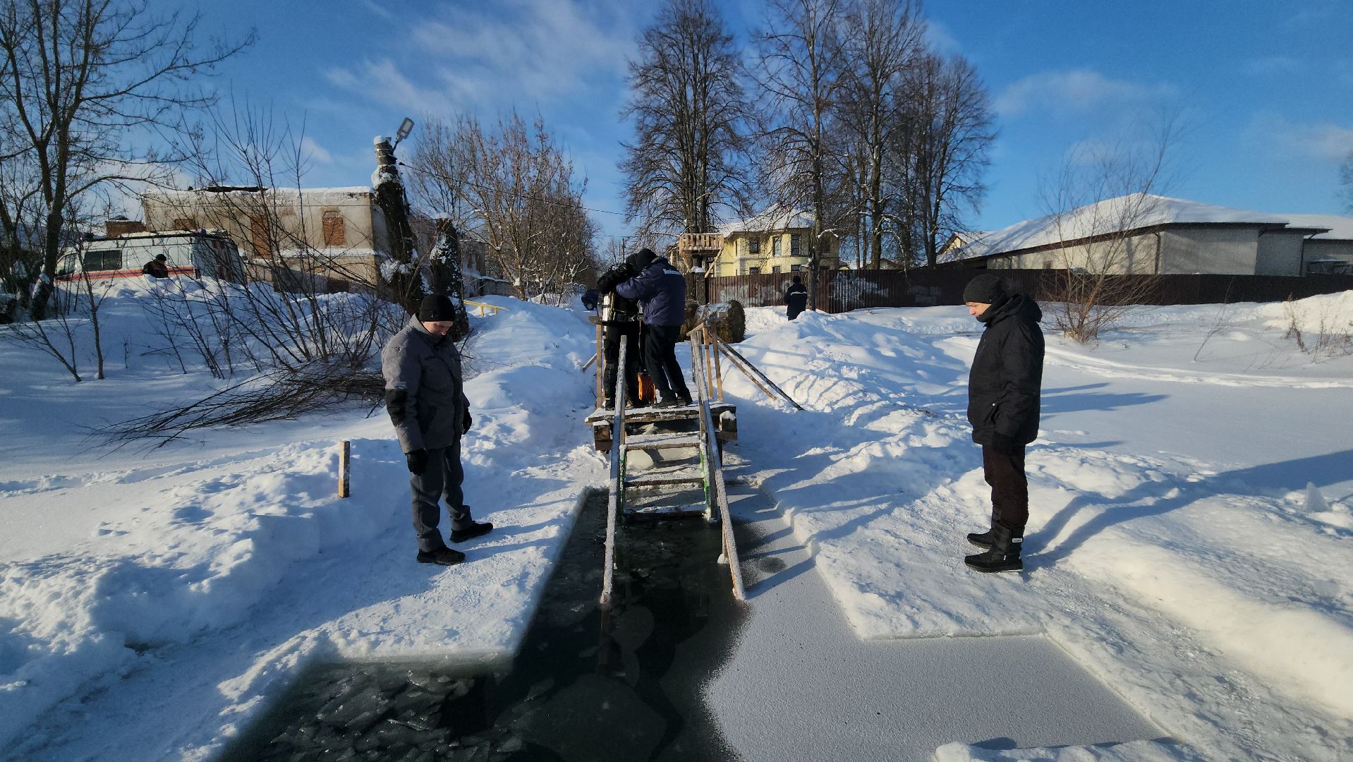 крещение господне, Крещенские купания, безопасность, руза, рузский городской округ, московская область, Подмосковье,