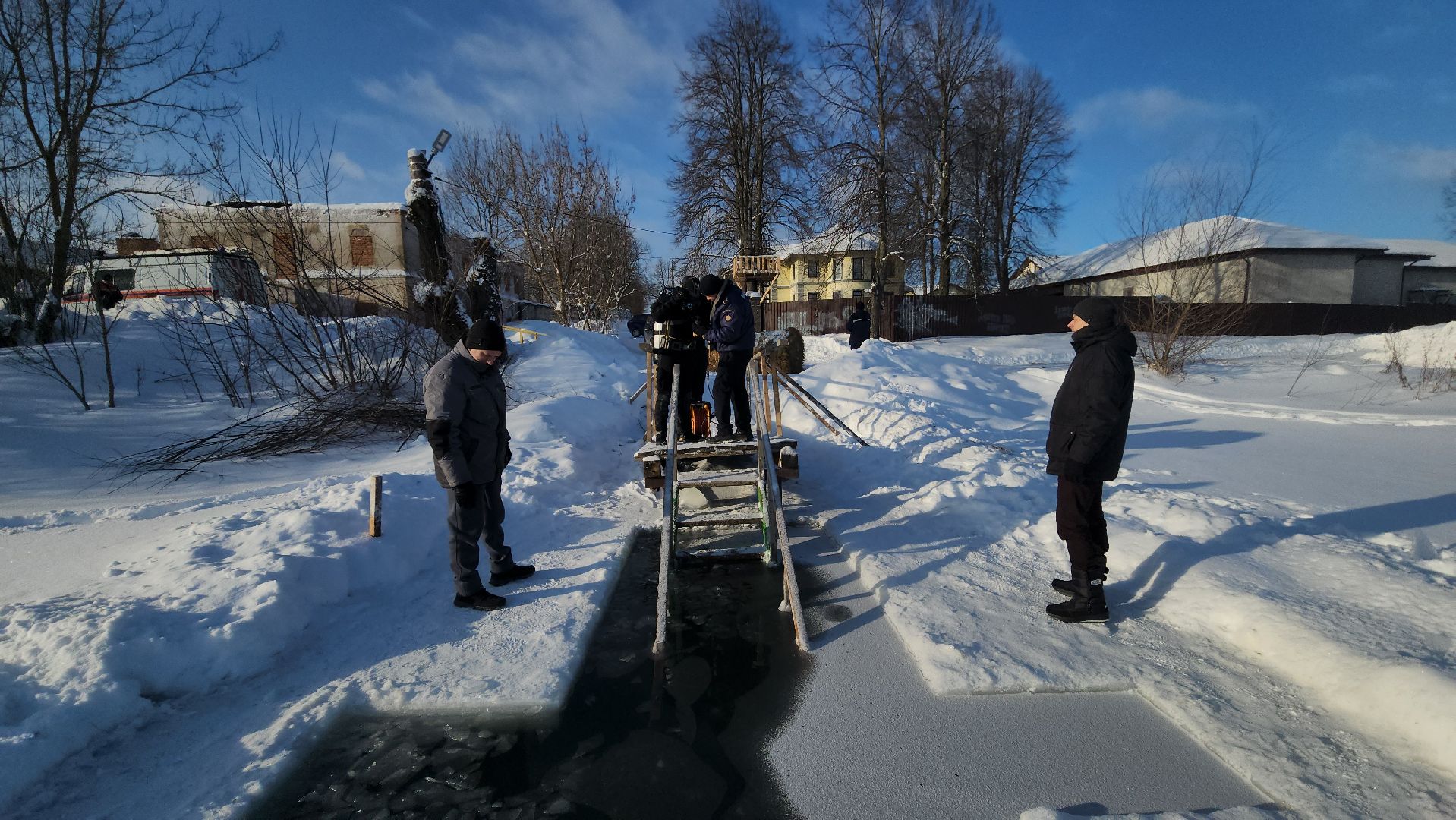 крещение господне, Крещенские купания, безопасность, руза, рузский городской округ, московская область, Подмосковье,