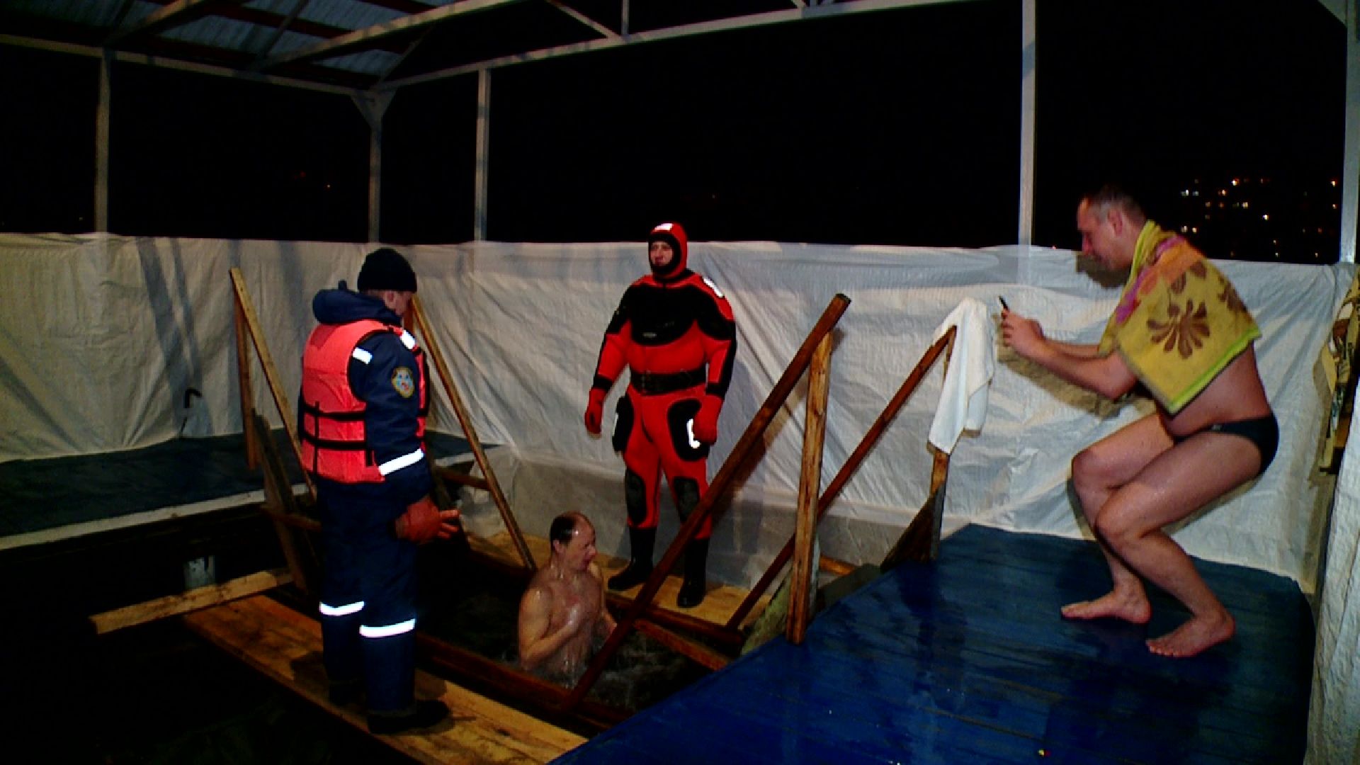 Реутов, Крещение, купель, иордань, купание,