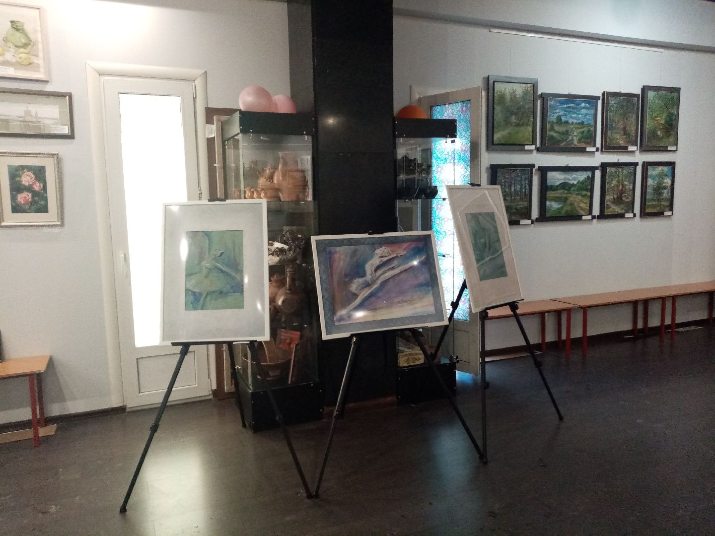 открытие выставки, искусство, художники, картины,