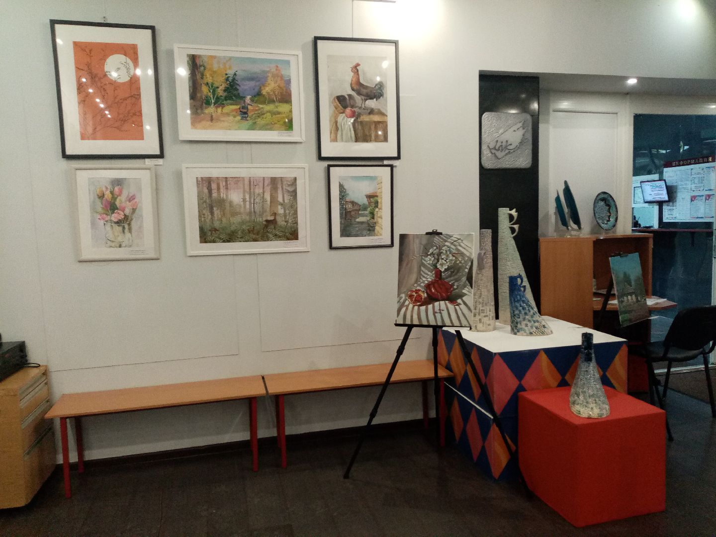 открытие выставки, искусство, художники, картины,