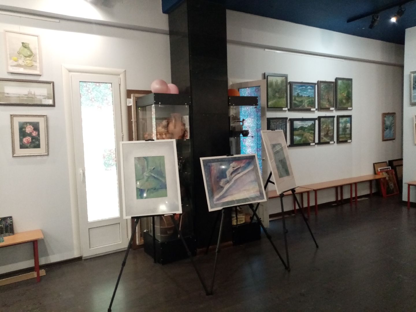 открытие выставки, искусство, художники, картины,