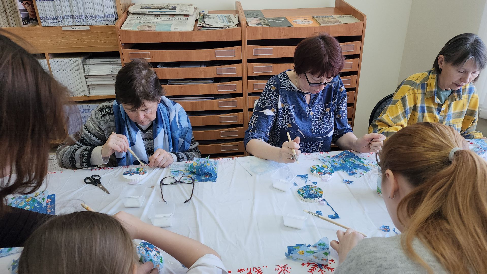 волоколамск, Декупаж, творческая студия, творчество, библиотека, мастер класс,