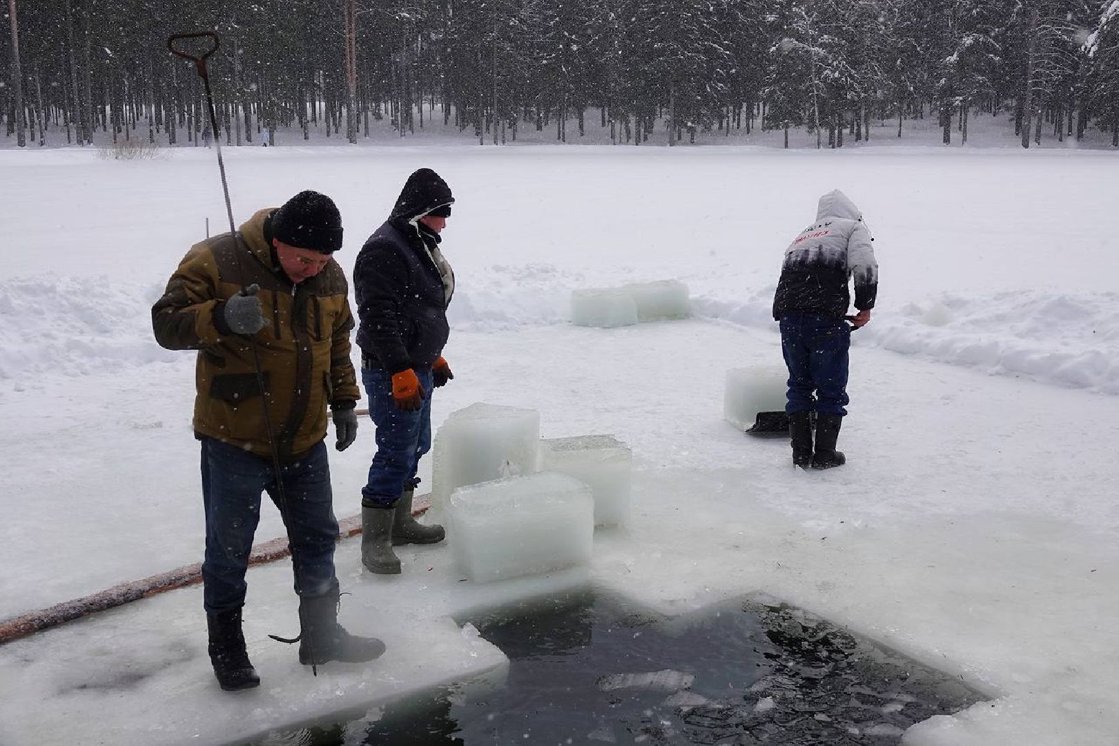 Крещение, Сергиев Посад, Пересвет, Купель, Макаркин пруд, Праздник, Религия, Иордань,
