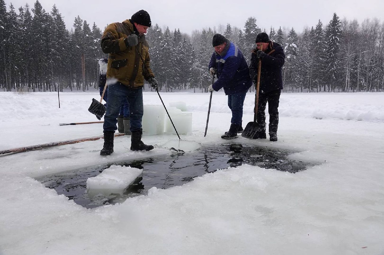 Крещение, Сергиев Посад, Пересвет, Купель, Макаркин пруд, Праздник, Религия, Иордань,