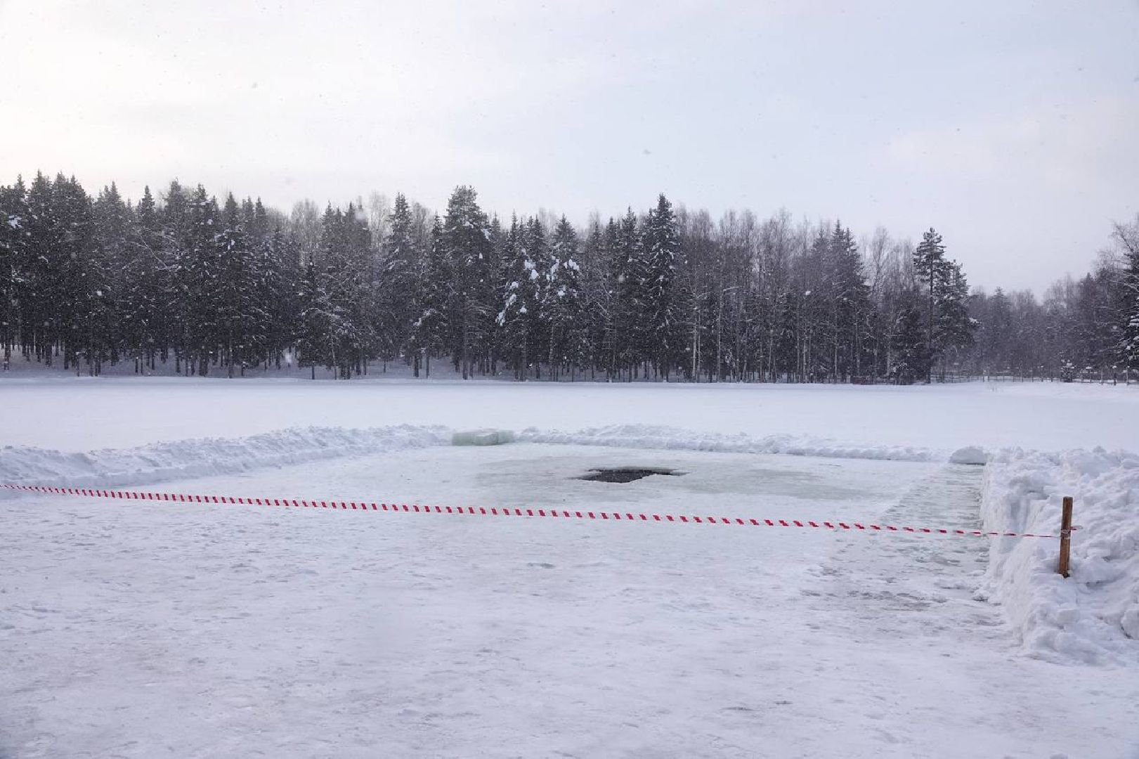 Крещение, Сергиев Посад, Пересвет, Купель, Макаркин пруд, Праздник, Религия, Иордань,