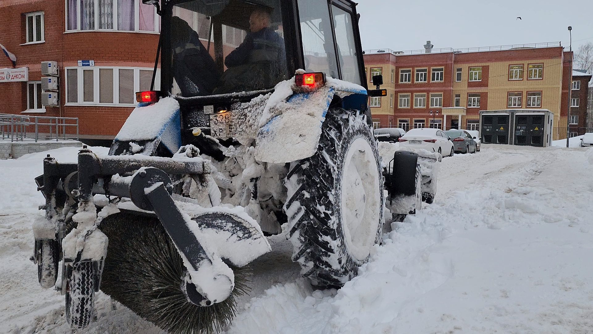 Егорьевск, Подмосковье, Уборка снега, московская область,