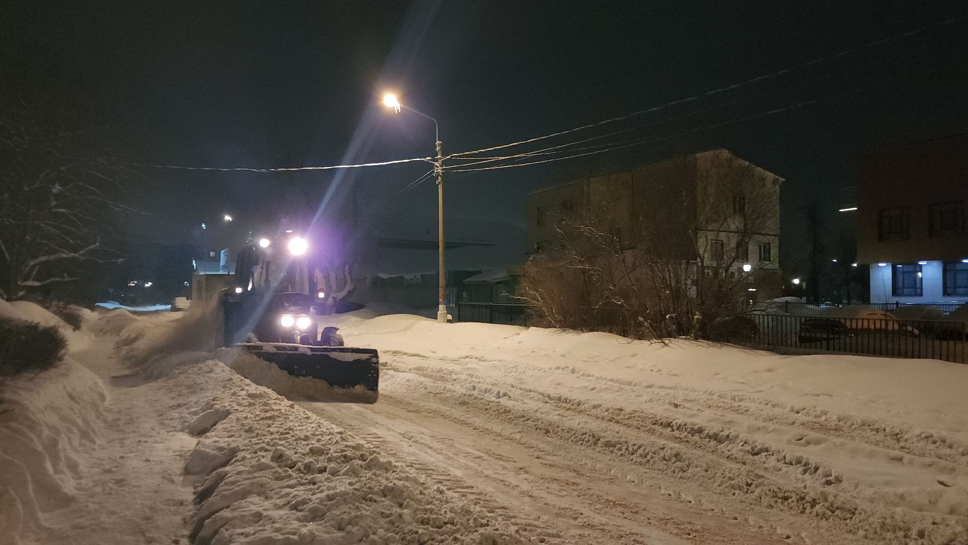 снегопад, уборка снега, коммунальные службы, Ногинск, Богородский городской округ,