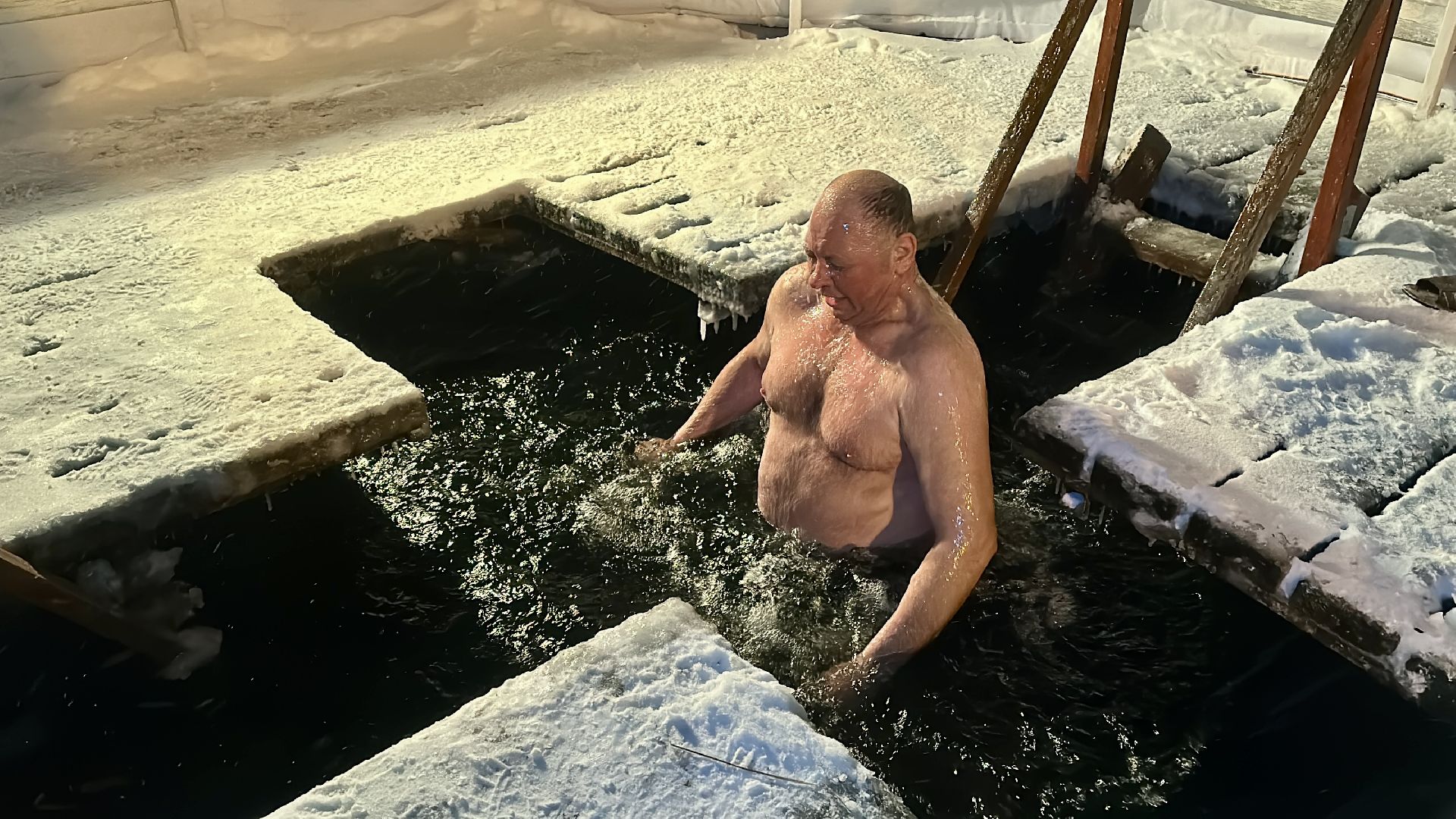 Клин, общество, крещение господне, крещенские купания, люди, зима в подмосковье,