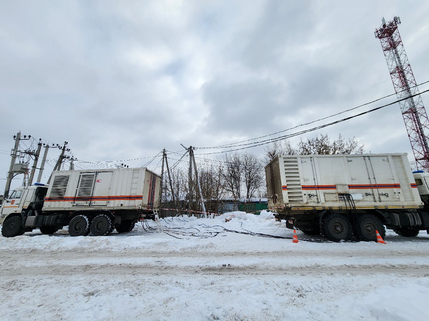 Истра, электроснабжение, авария, россети,