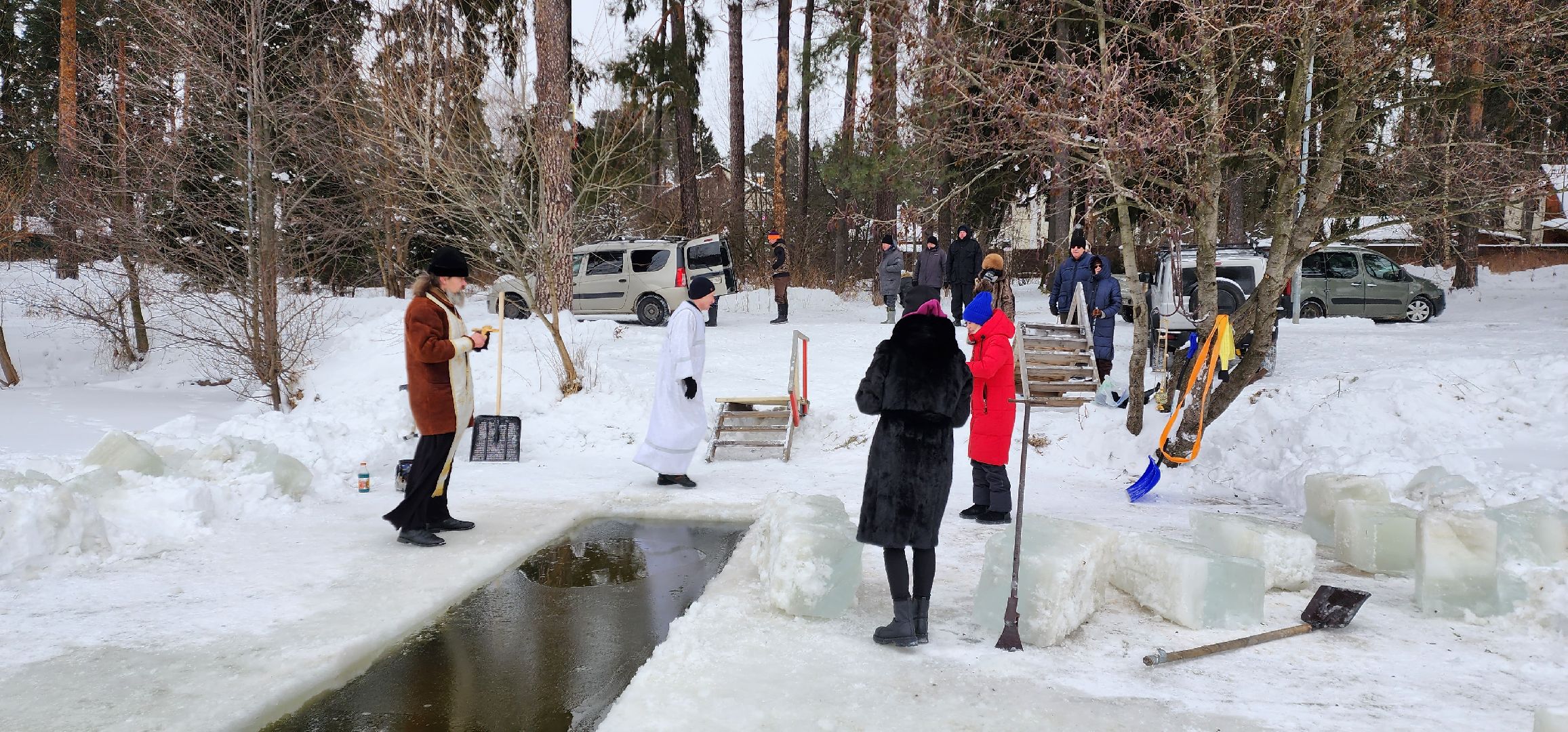 раменское, общество, православный праздник, крещение господне, освящение купели на Кратовском озере,