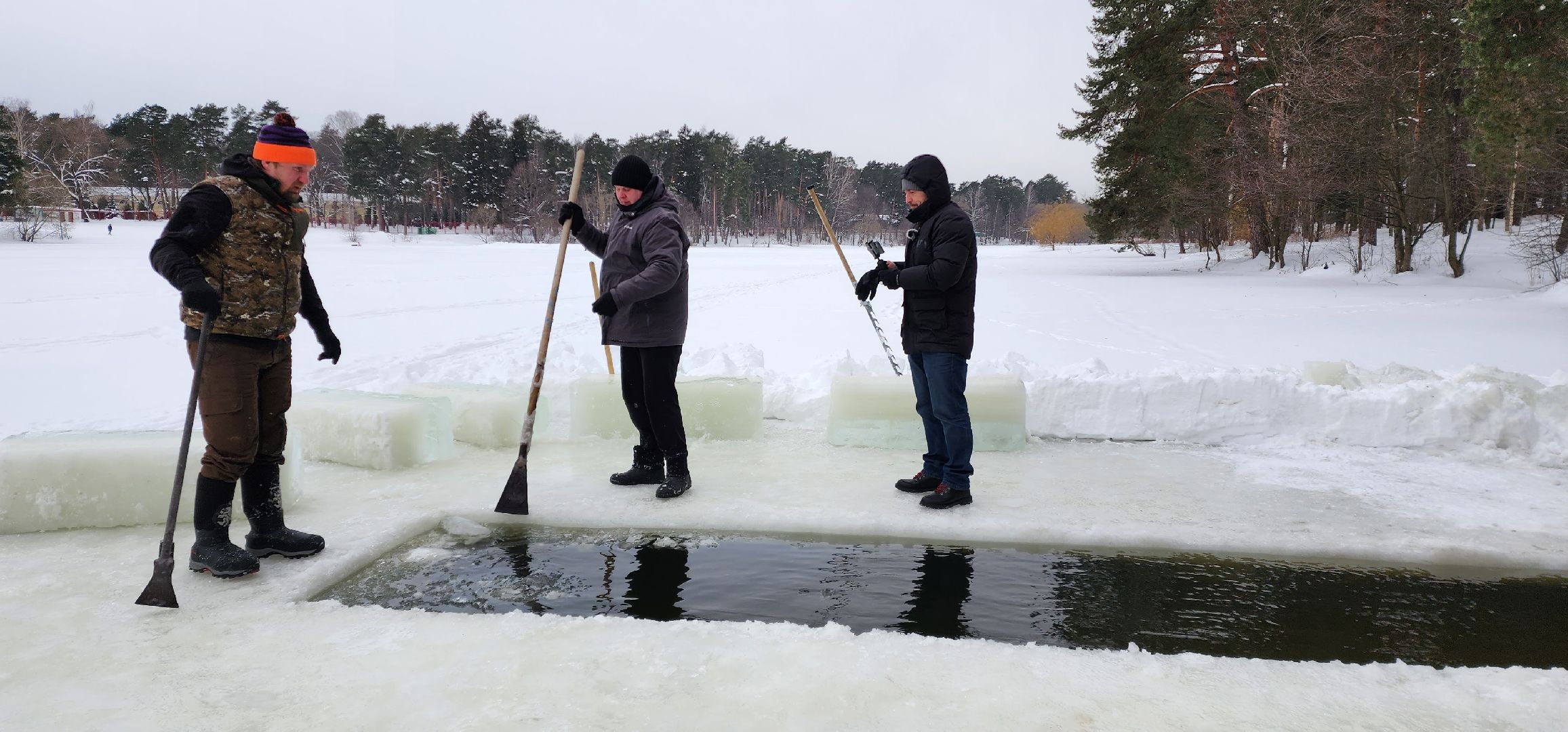 раменское, общество, православный праздник, крещение господне, освящение купели на Кратовском озере,