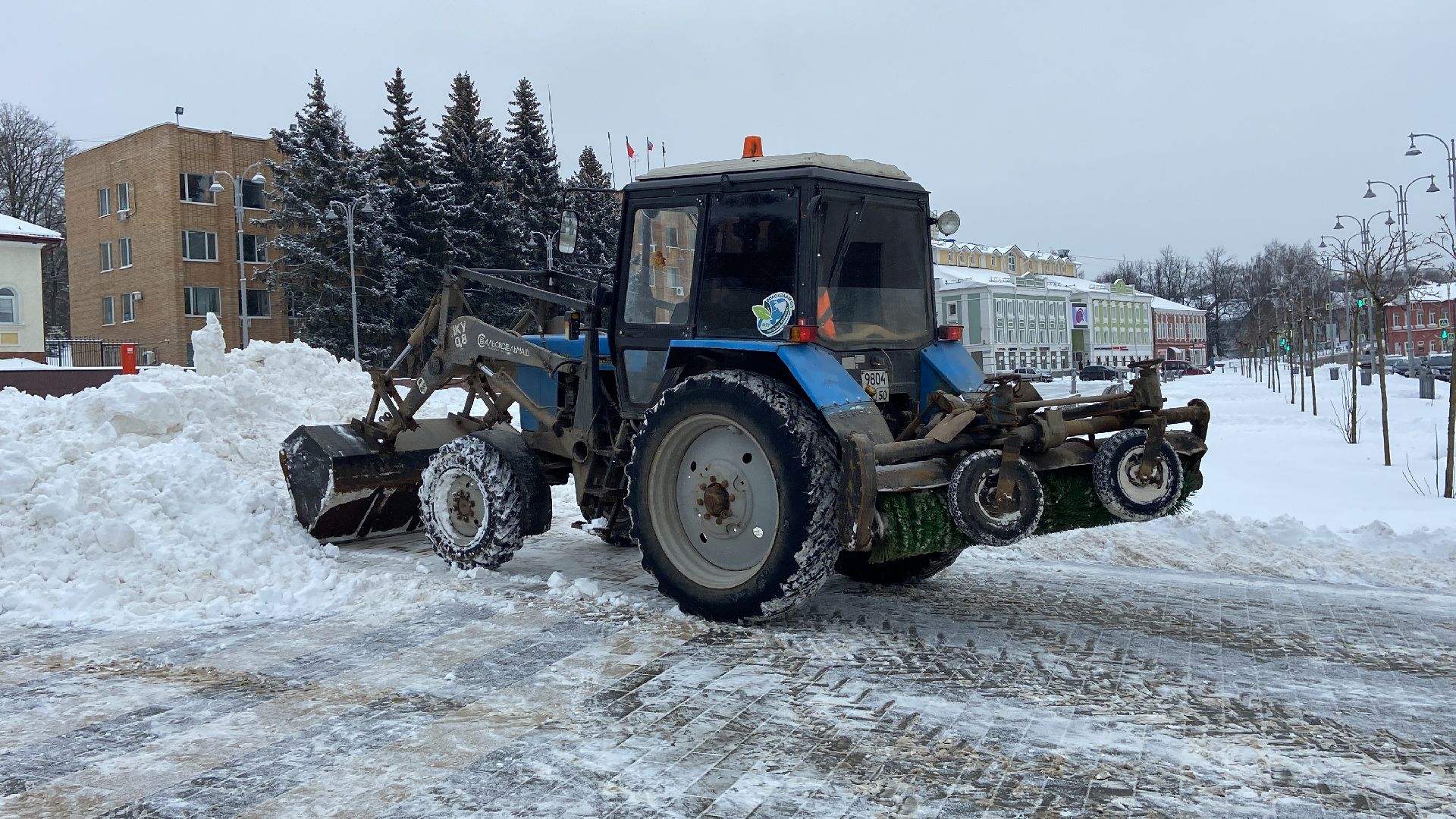 волоколамск, снегопад, дорожная безопасность, дорожная обстановка, дорожные службы, коммунальная техника, коммунальное предприятие,