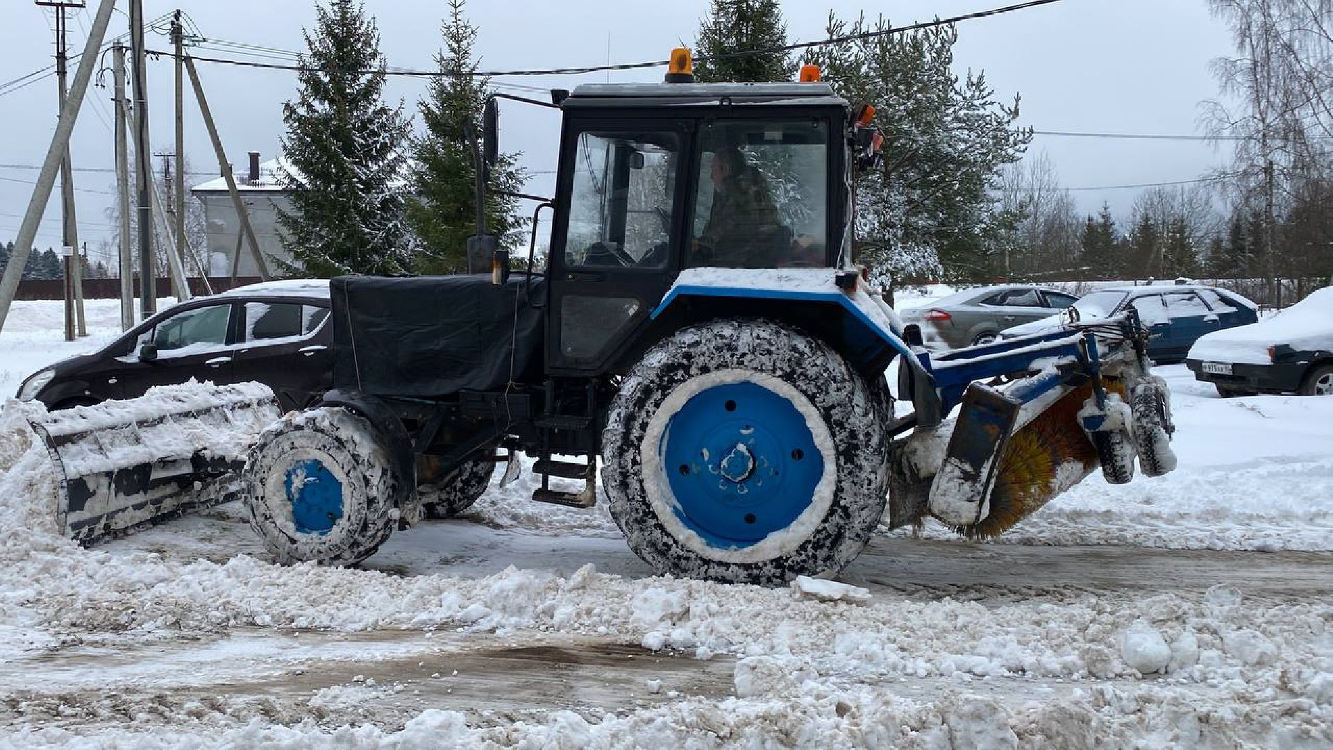 волоколамск, снегопад, дорожная безопасность, дорожная обстановка, дорожные службы, коммунальная техника, коммунальное предприятие,