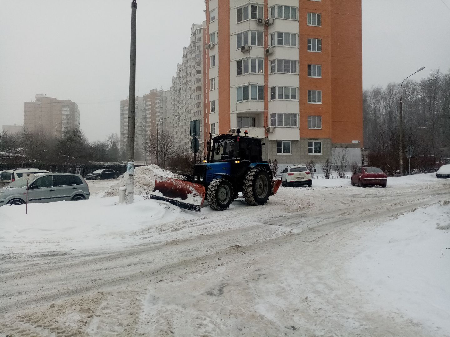 снежный шторм, непогода, природные аномалии,