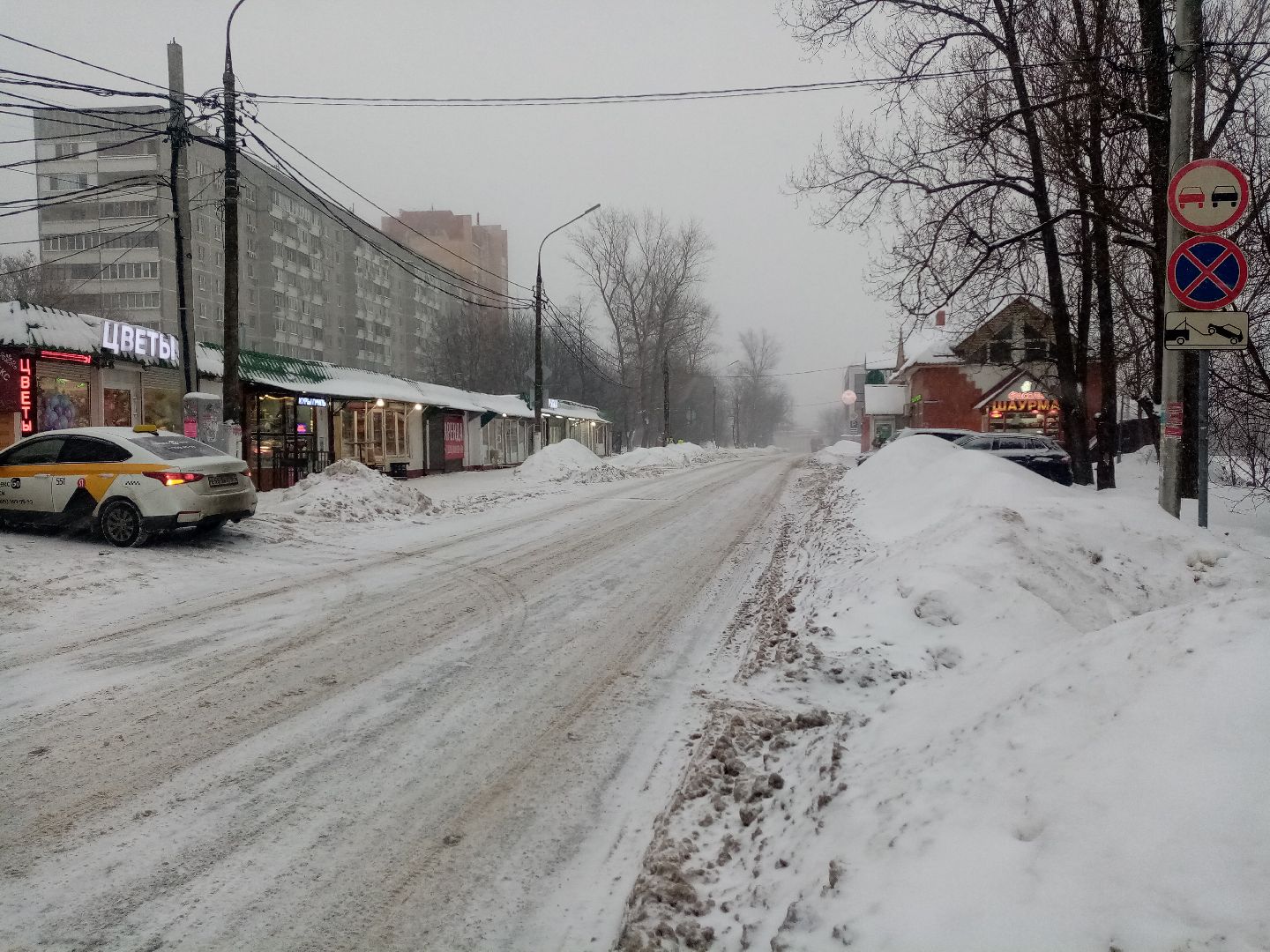снежный шторм, непогода, природные аномалии,