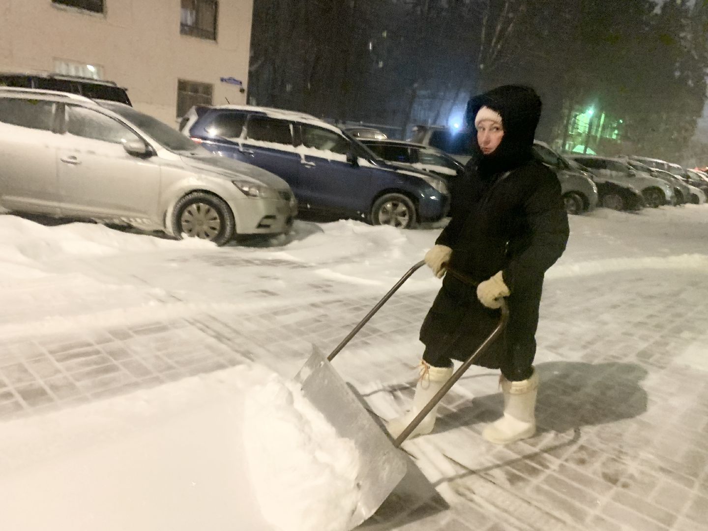 Балашиха, Подмосковье, Снегопад, дорожные службы, коммунальные службы,