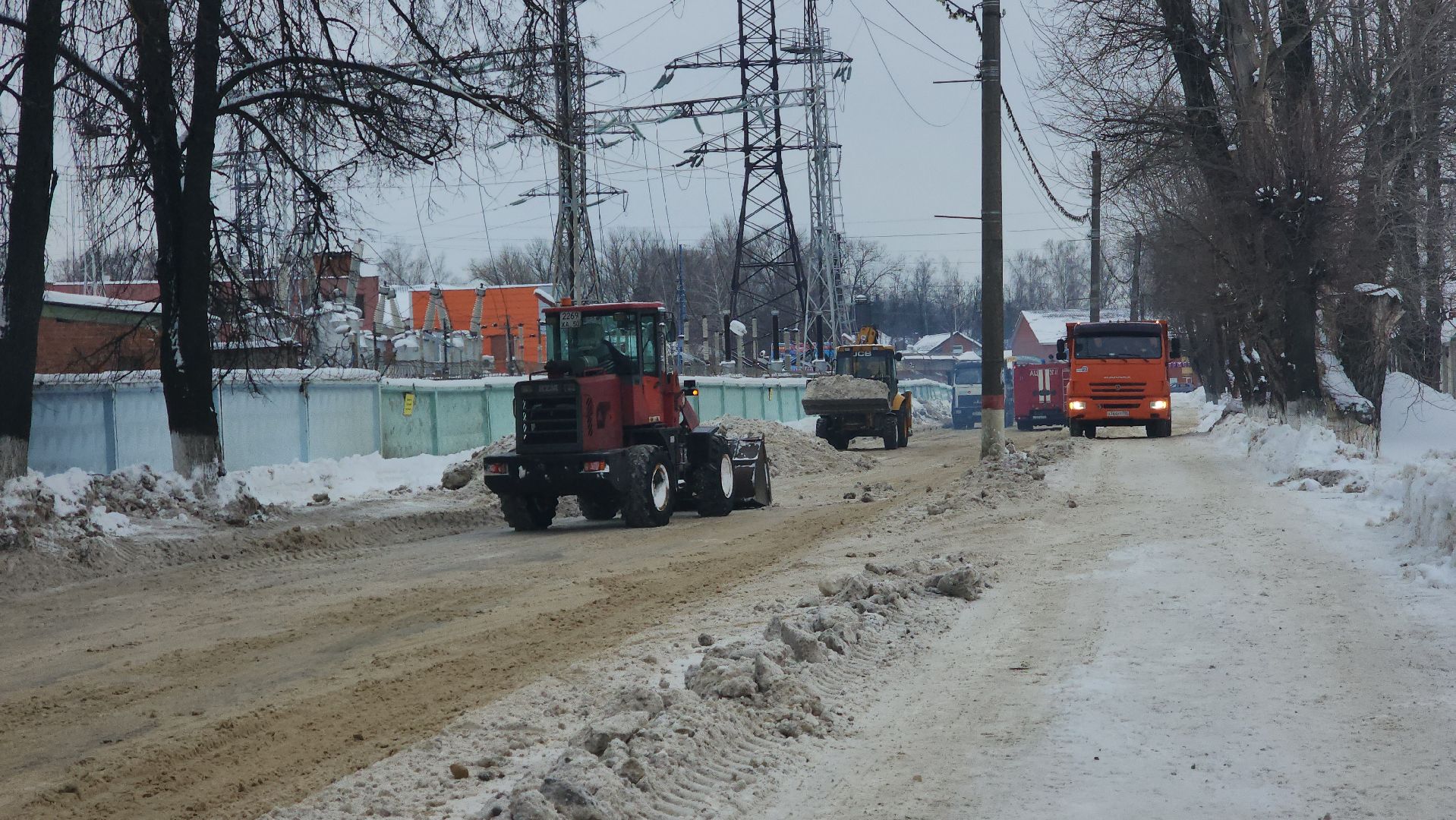 городского округ павловский посад, Электрогорск, Люди, Уборка, снегопад, жкх,
