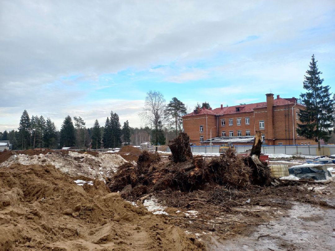 строительство, школа, пристройка