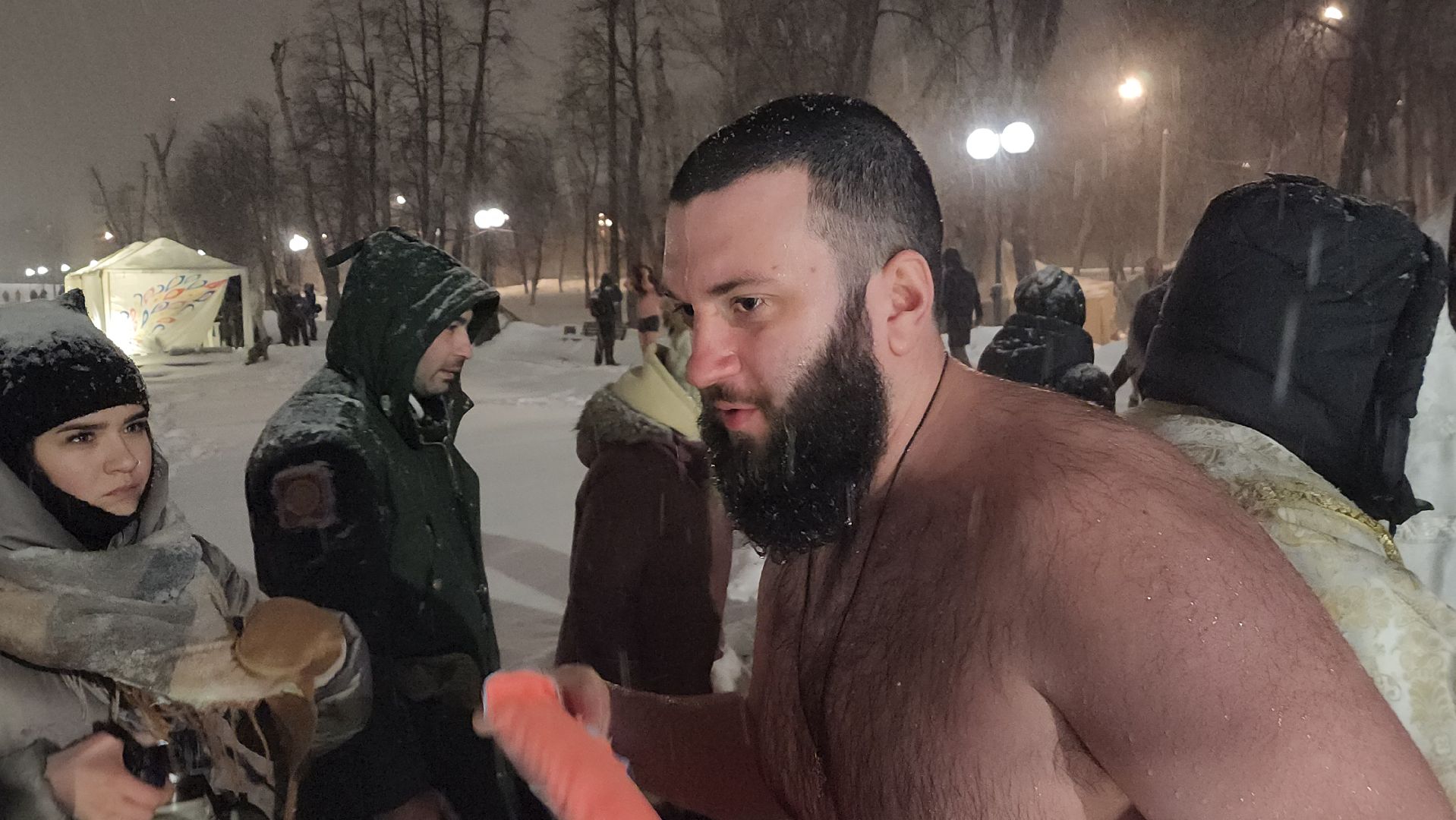 серпухов, крещенские купания, ногинский пруд, иордань, благочинный,