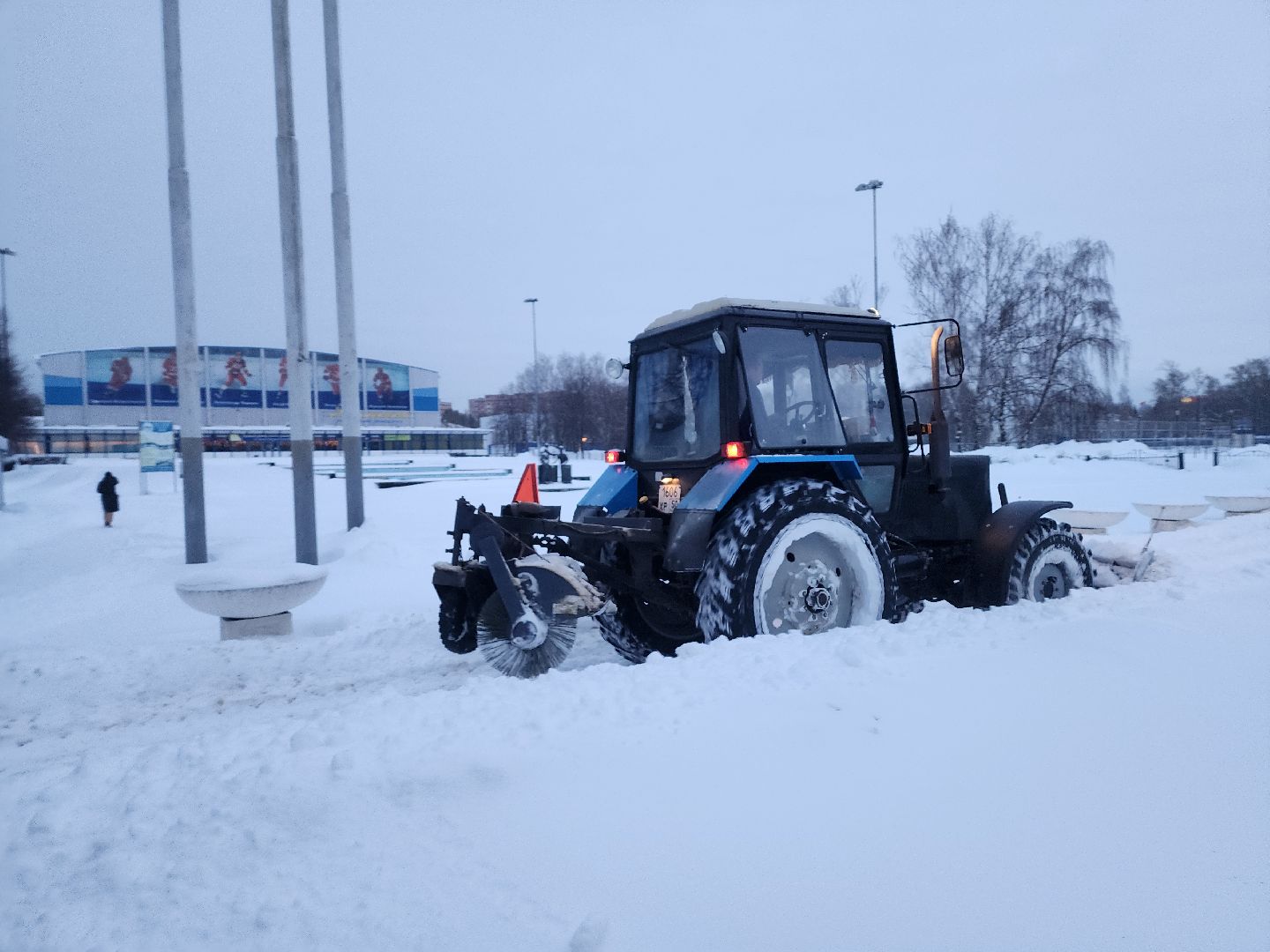 воскресенск, жкх, уборка снега, снегопад, коммунальная техника,