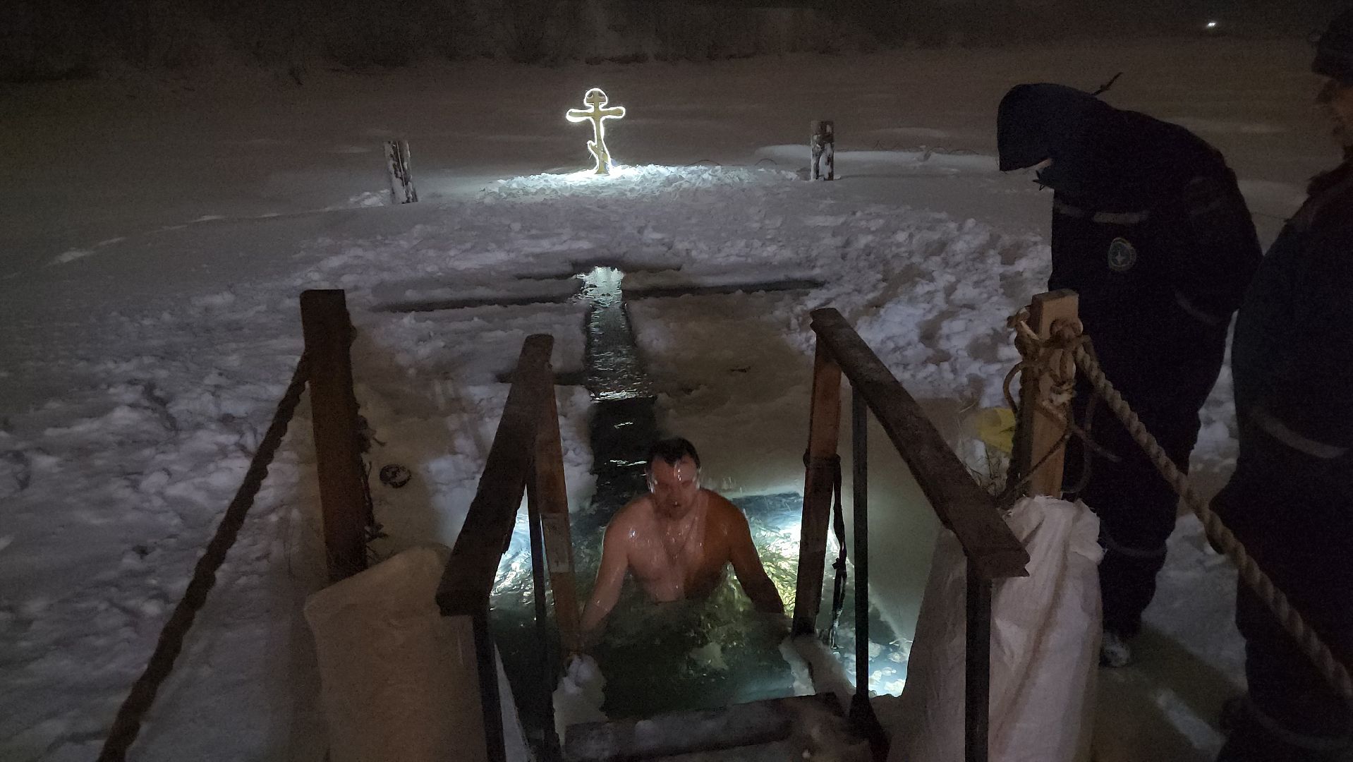 Крещение, купание, прорубь, иордань, Звягин,