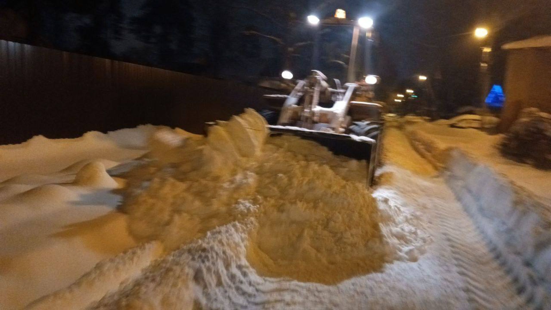 пушкино, снегопад, коммунальная техника, коммунальное предприятие, уборка снега,