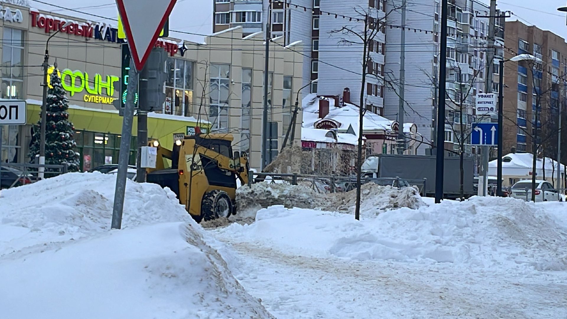 Волоколамск, уборка снега, коммунальная техника, коммунальное хозяйство, дороги,