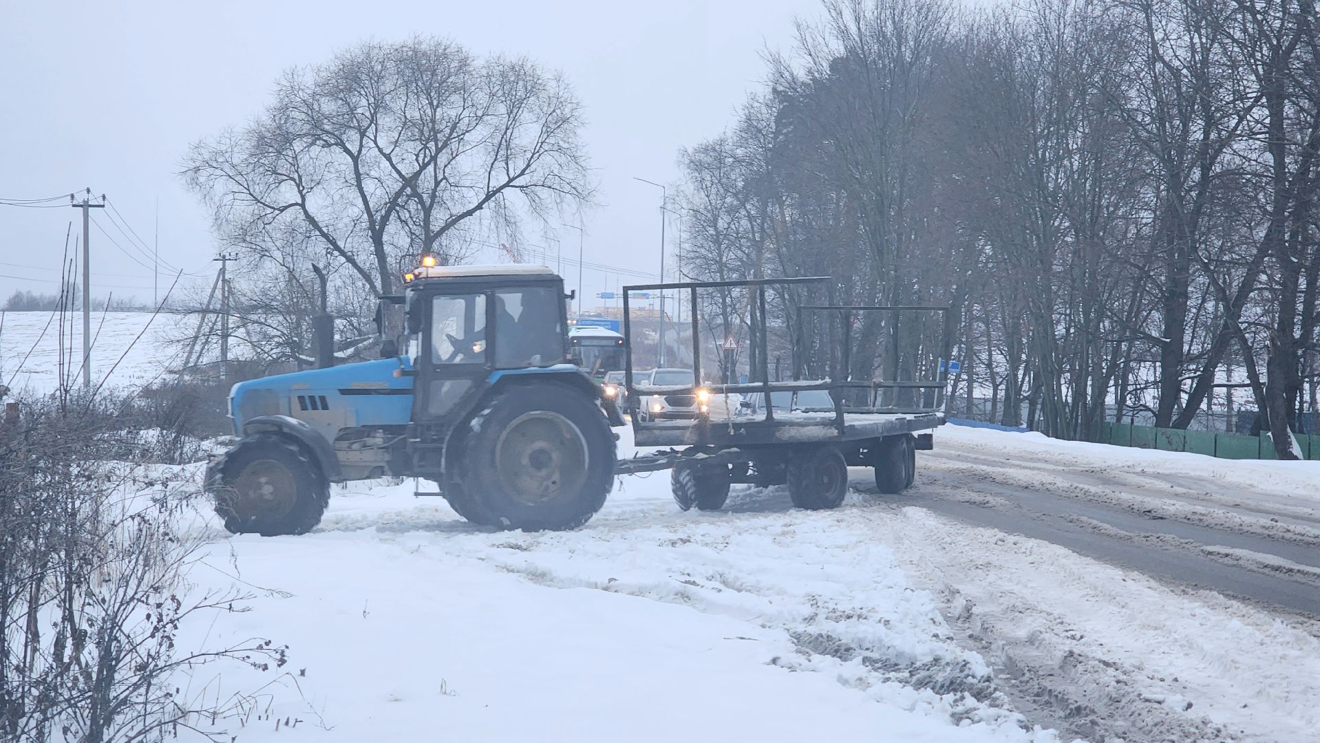 домодедово, снегопад, крещенская ночь, уборка снега, дорожные службы, коммунальные службы, снегоуборочная техника, усиленный режим, подмосковье,