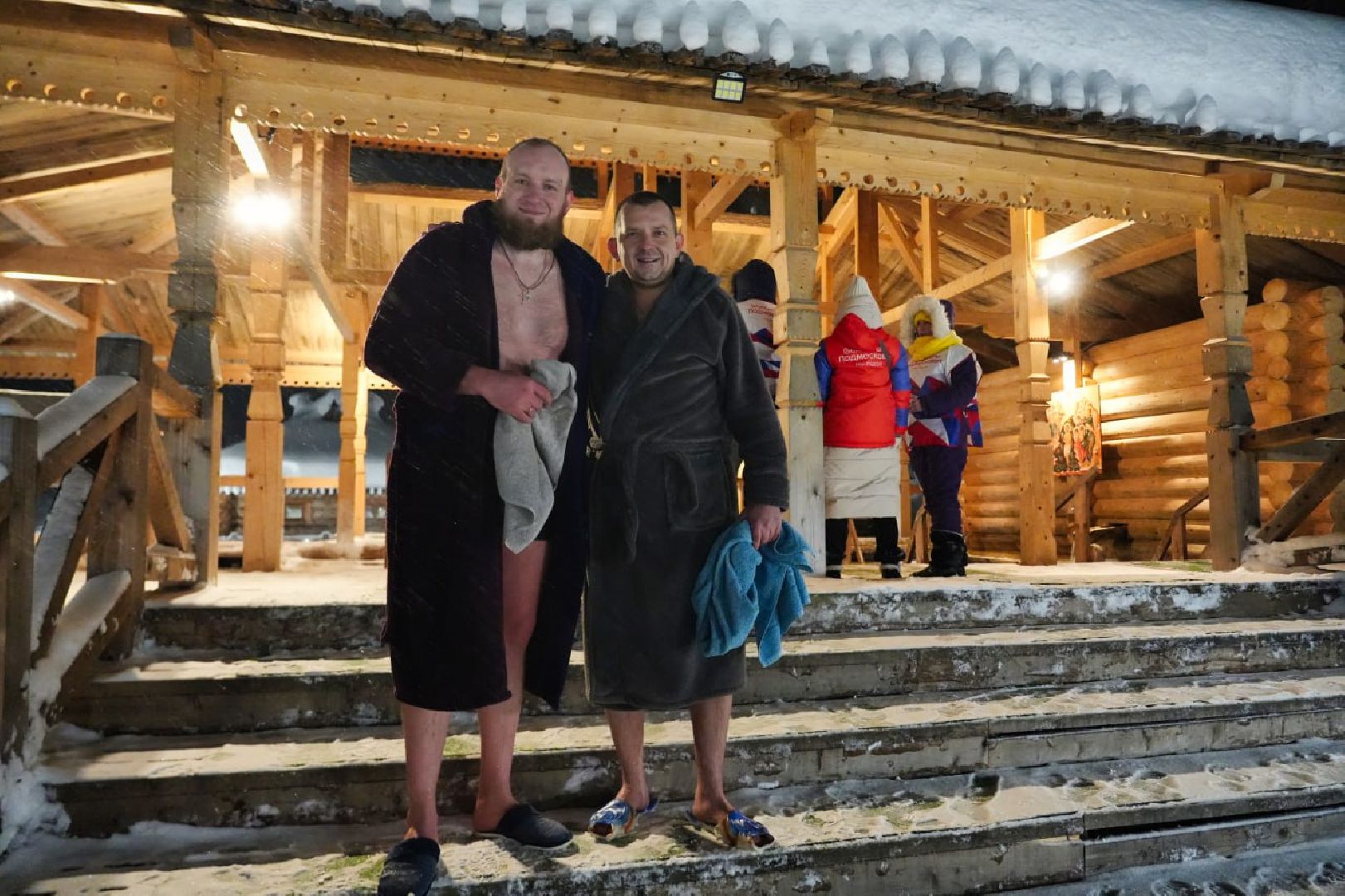 Гремячий ключ, Святой источник, Крещение, Праздник, Сергиево-Посадский городской округ, Сергиев Посад, Крещенские купания,