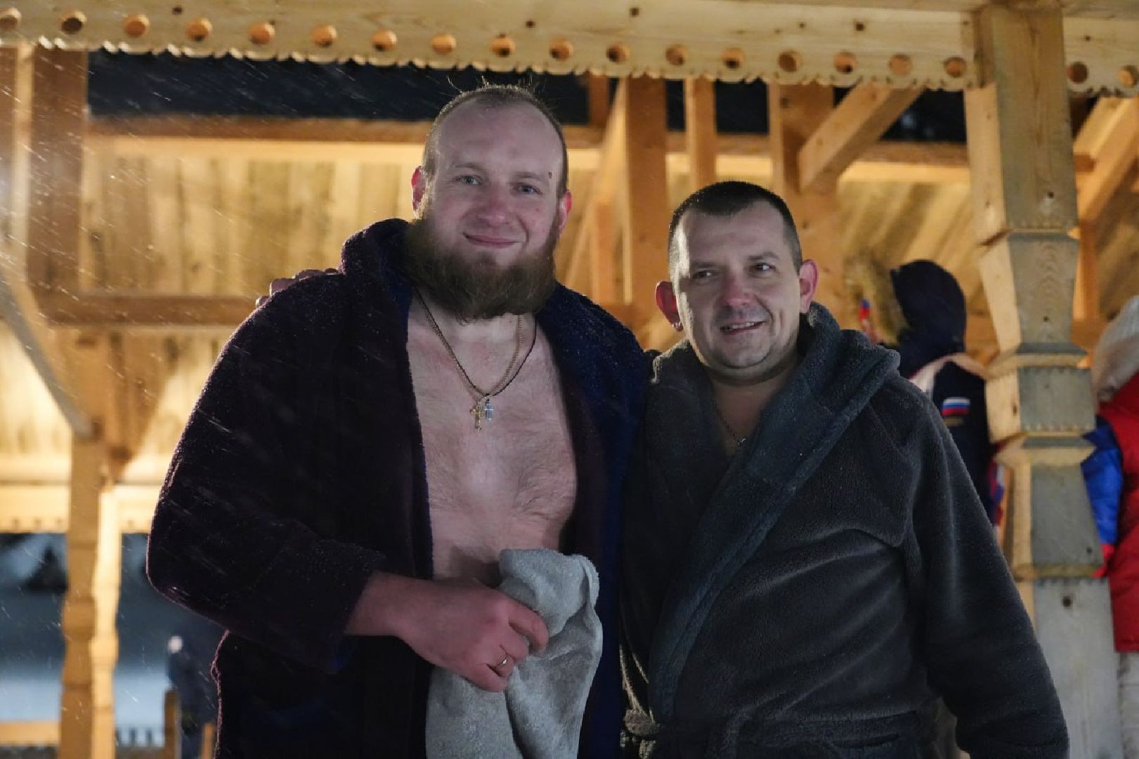 Гремячий ключ, Святой источник, Крещение, Праздник, Сергиево-Посадский городской округ, Сергиев Посад, Крещенские купания,