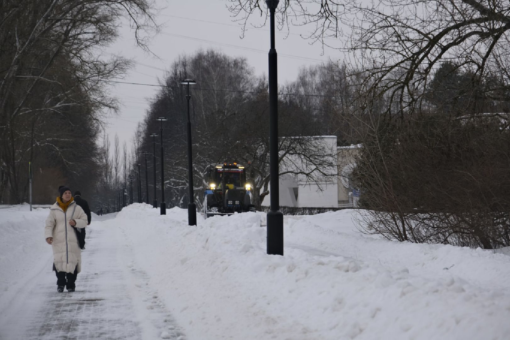 пущино, благоустойство, уборка снега,