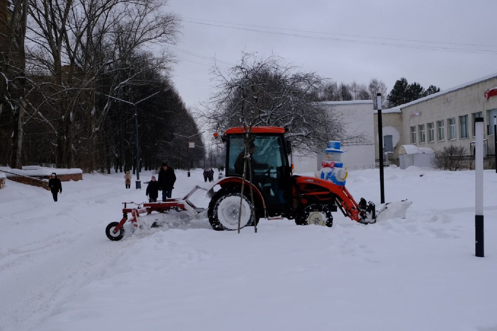 пущино, благоустойство, уборка снега,