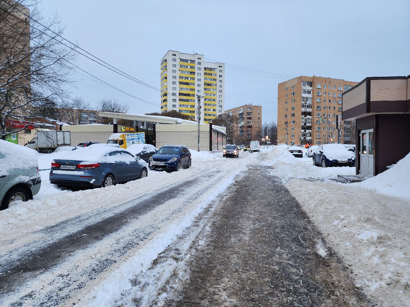 жкх, снегоуборочная техника, снегопад, фрязино, коммунальные службы,