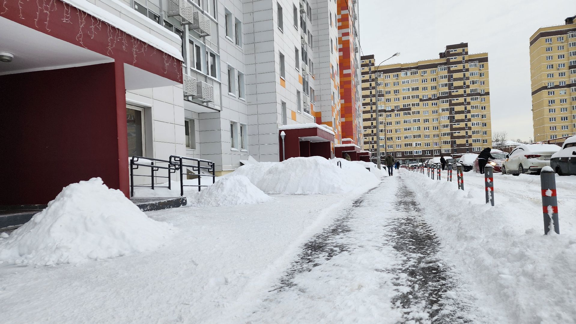 жкх, коммунальщики, метель, снегопад, Лосино-Петровский,