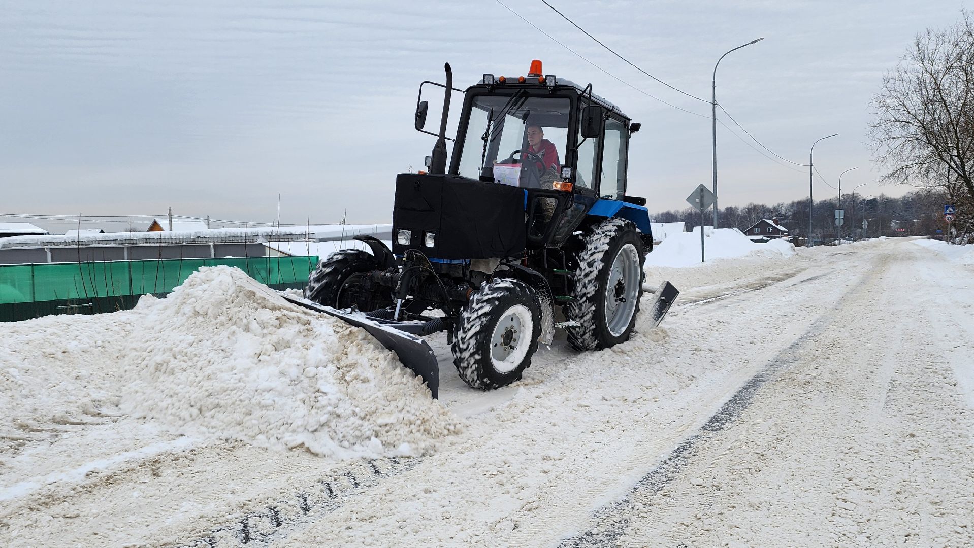 жкх, коммунальщики, метель, снегопад, Лосино-Петровский,