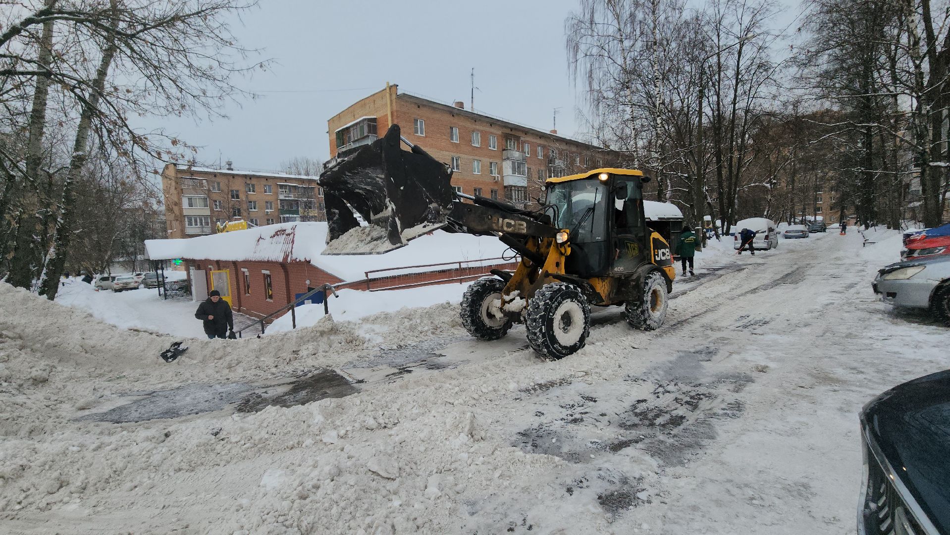 мытищи, жкх, уборка снега, снегопад,