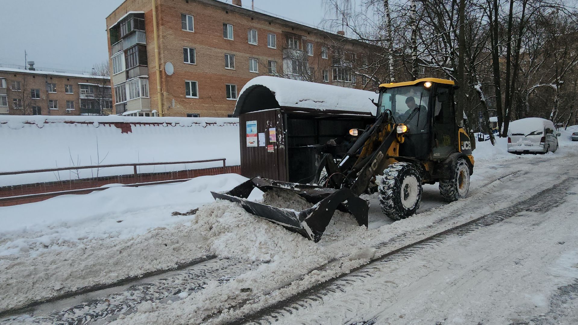 мытищи, жкх, уборка снега, снегопад,