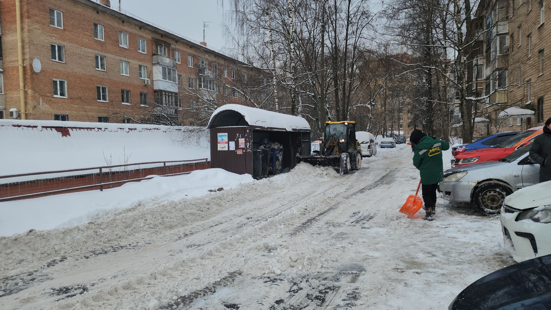 мытищи, жкх, уборка снега, снегопад,
